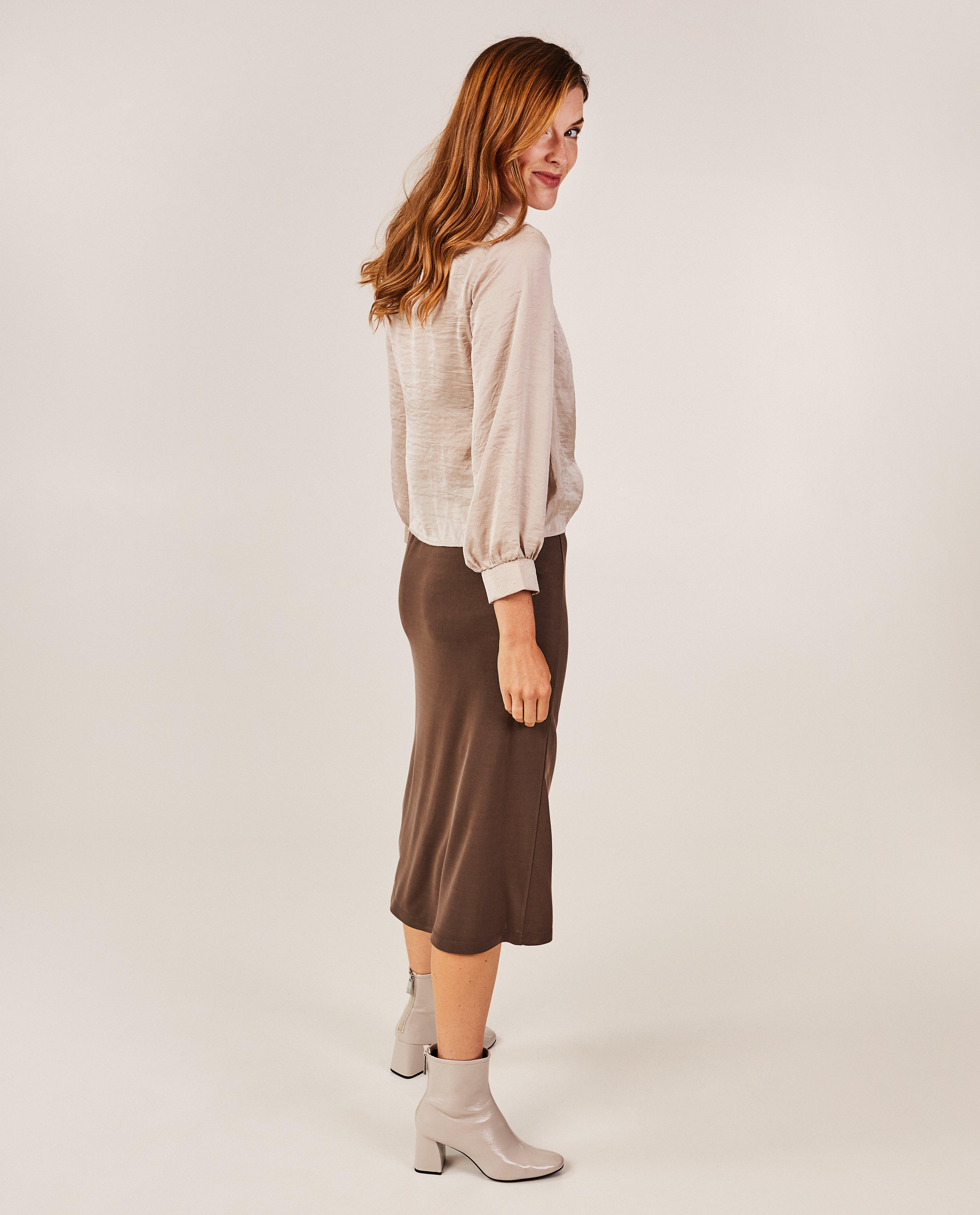 Chemises - Top cache-cœur en satin