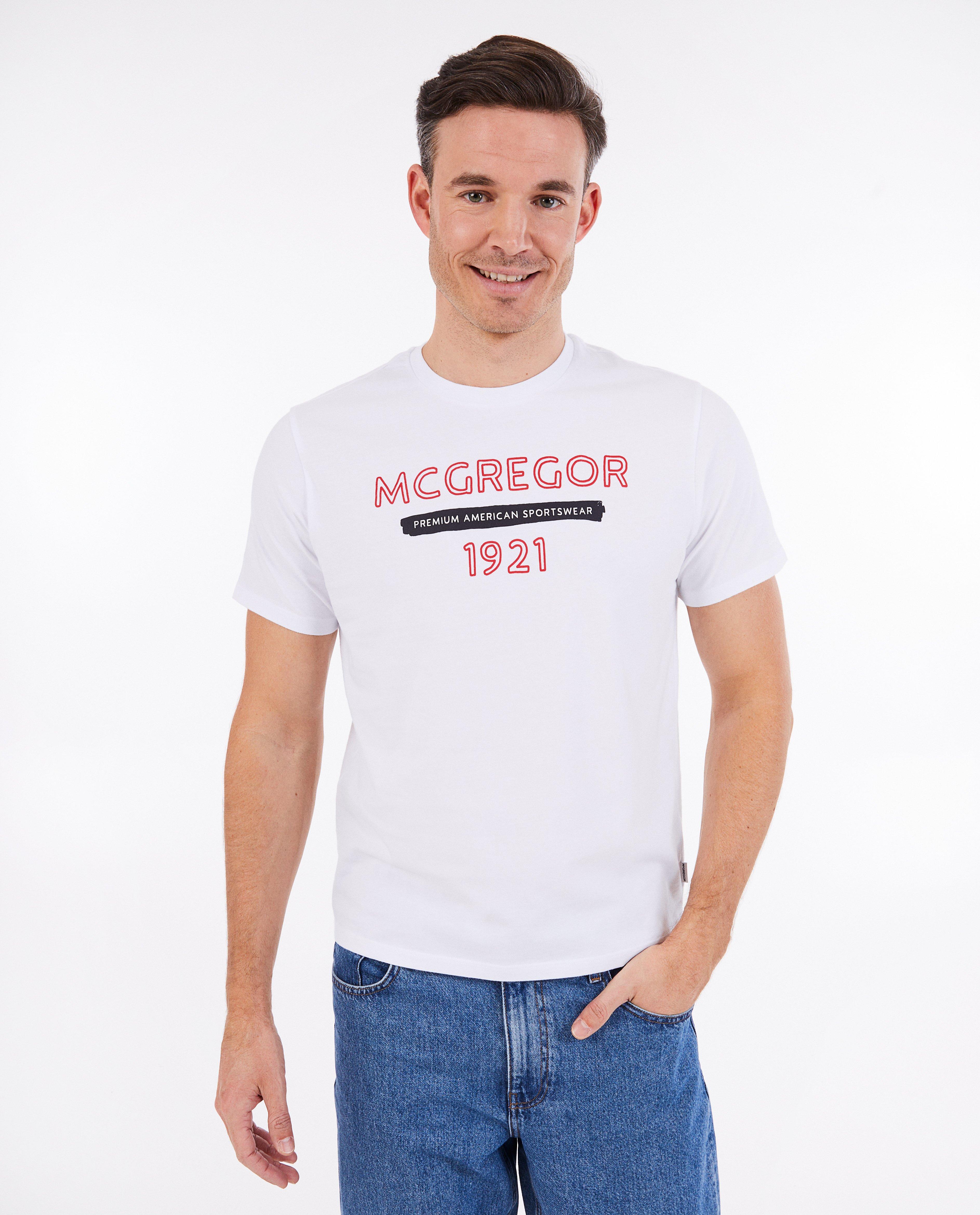 T-shirt met opschrift - null - McGregor
