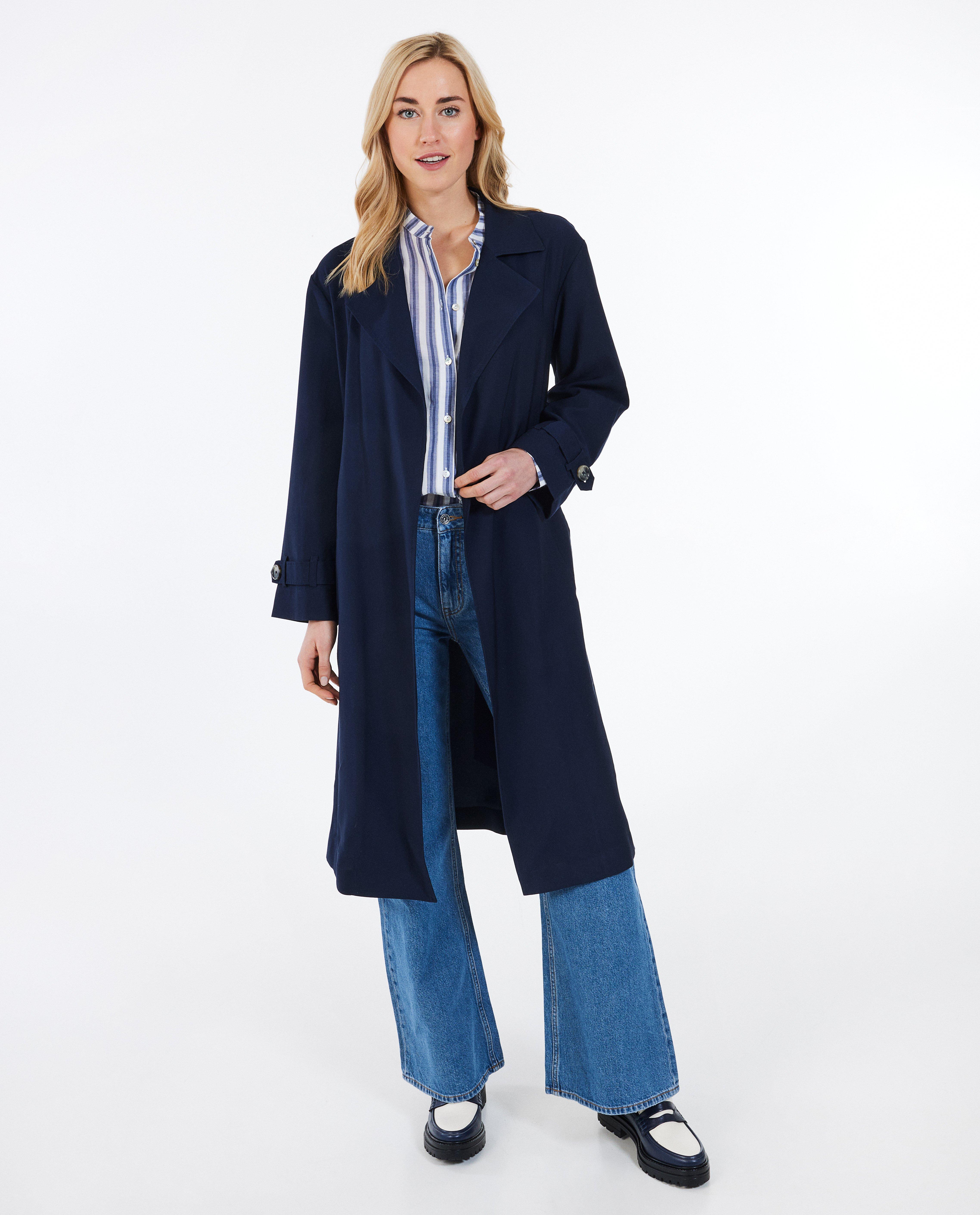 Donkerblauwe trenchcoat - null - Sora