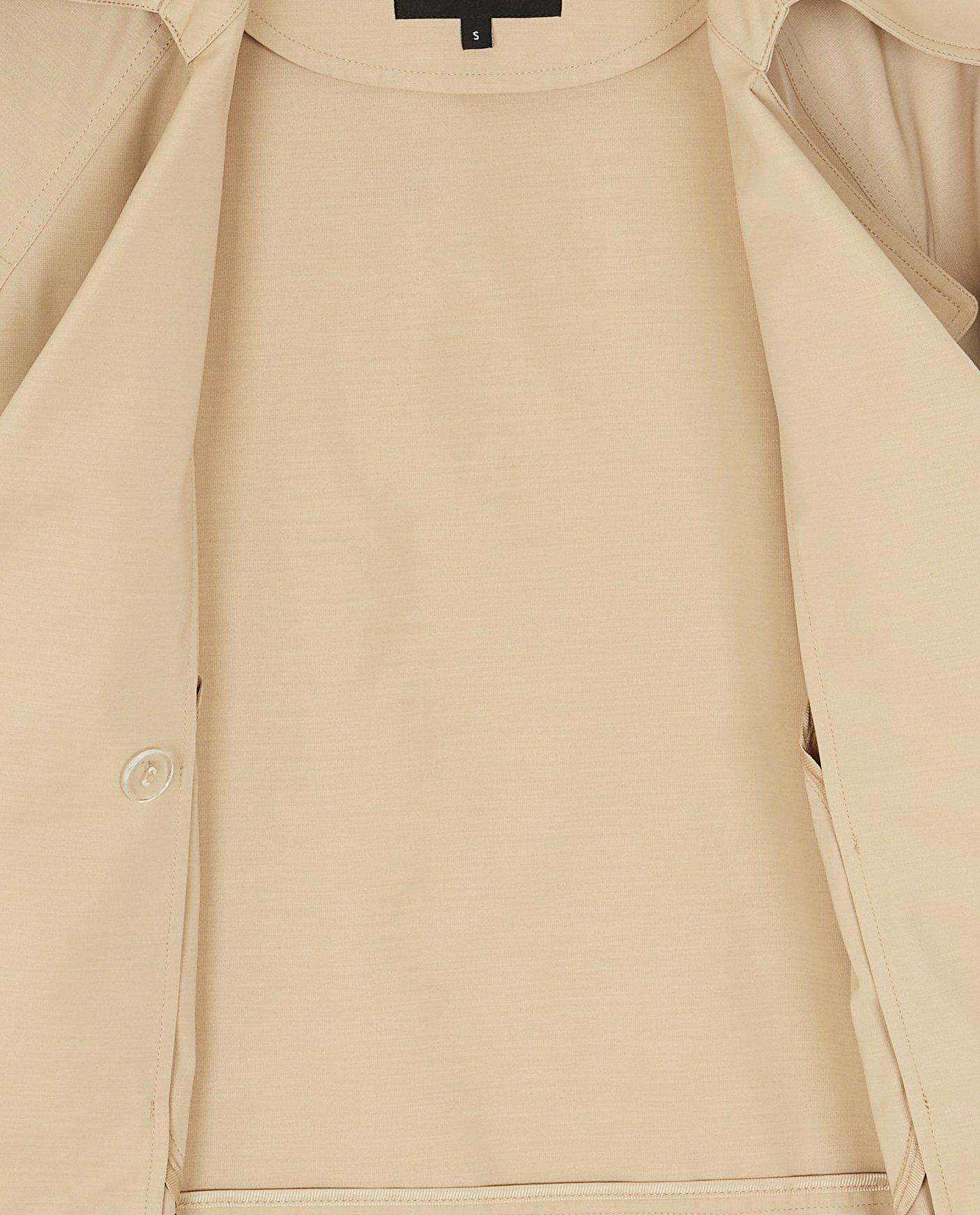 Korte trenchcoat - Product Detail - lichtbeige - afbeelding nummer 9