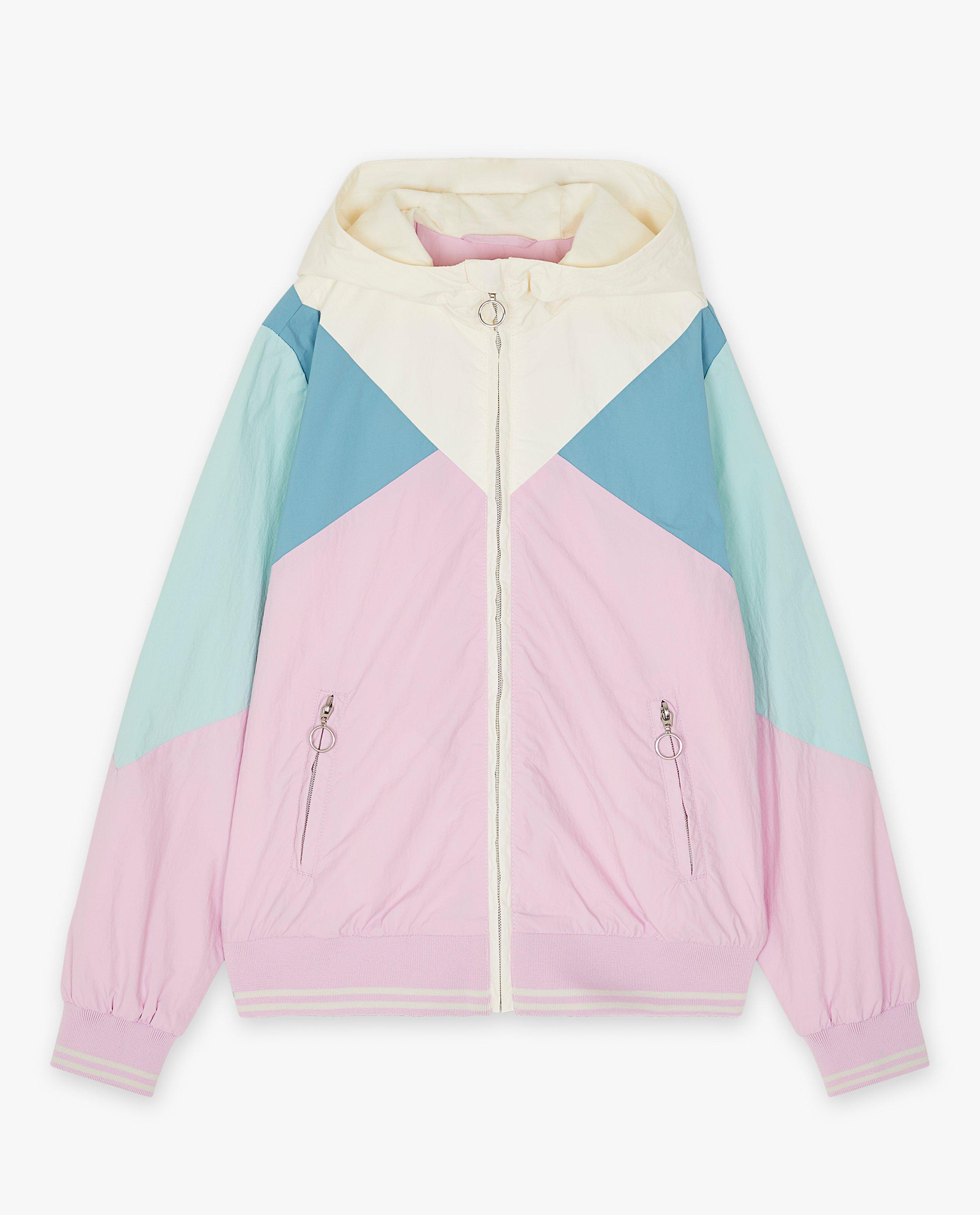 Poncho's en teddy's - Jas met color block