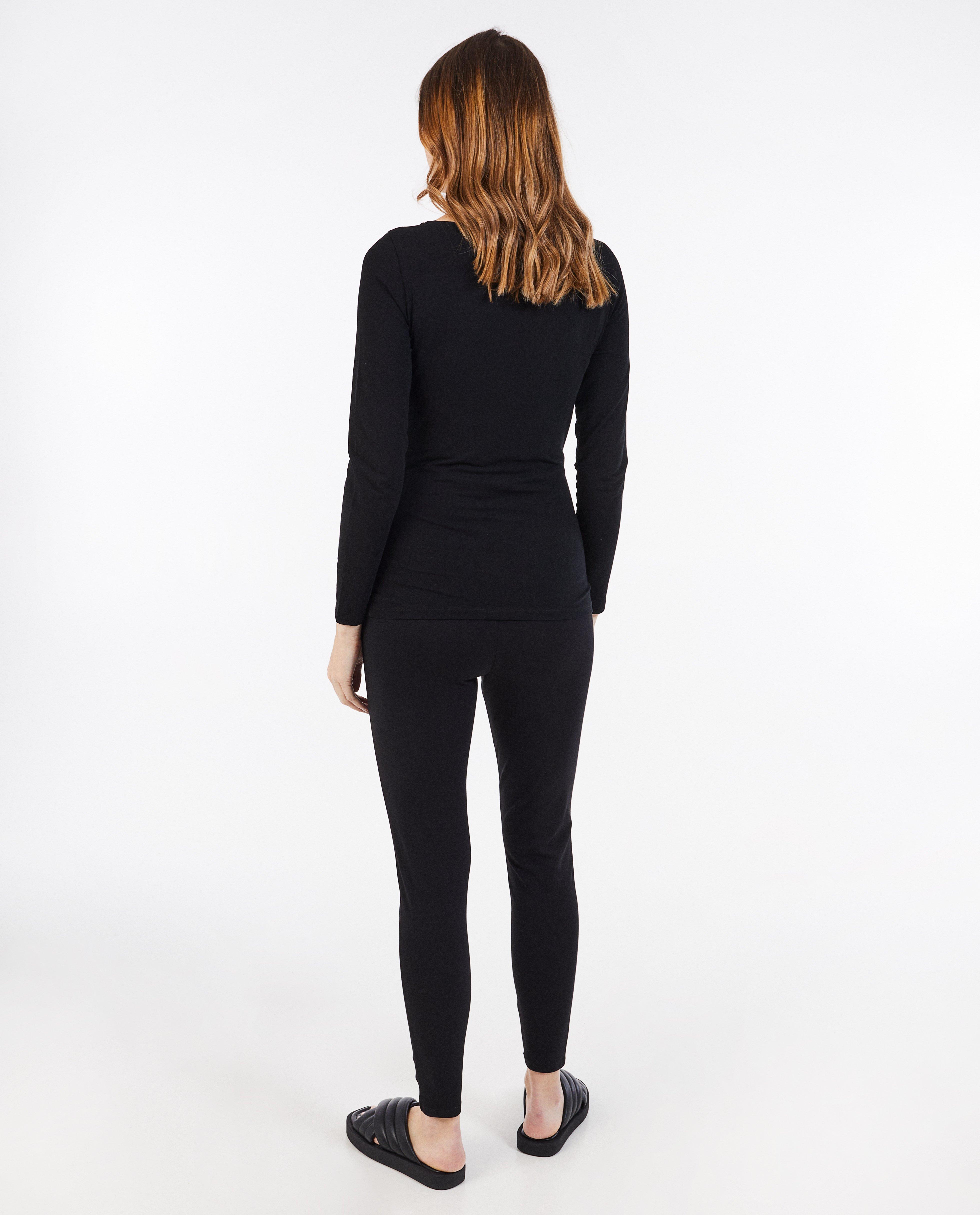 Leggings - Zwarte zwangerschapslegging