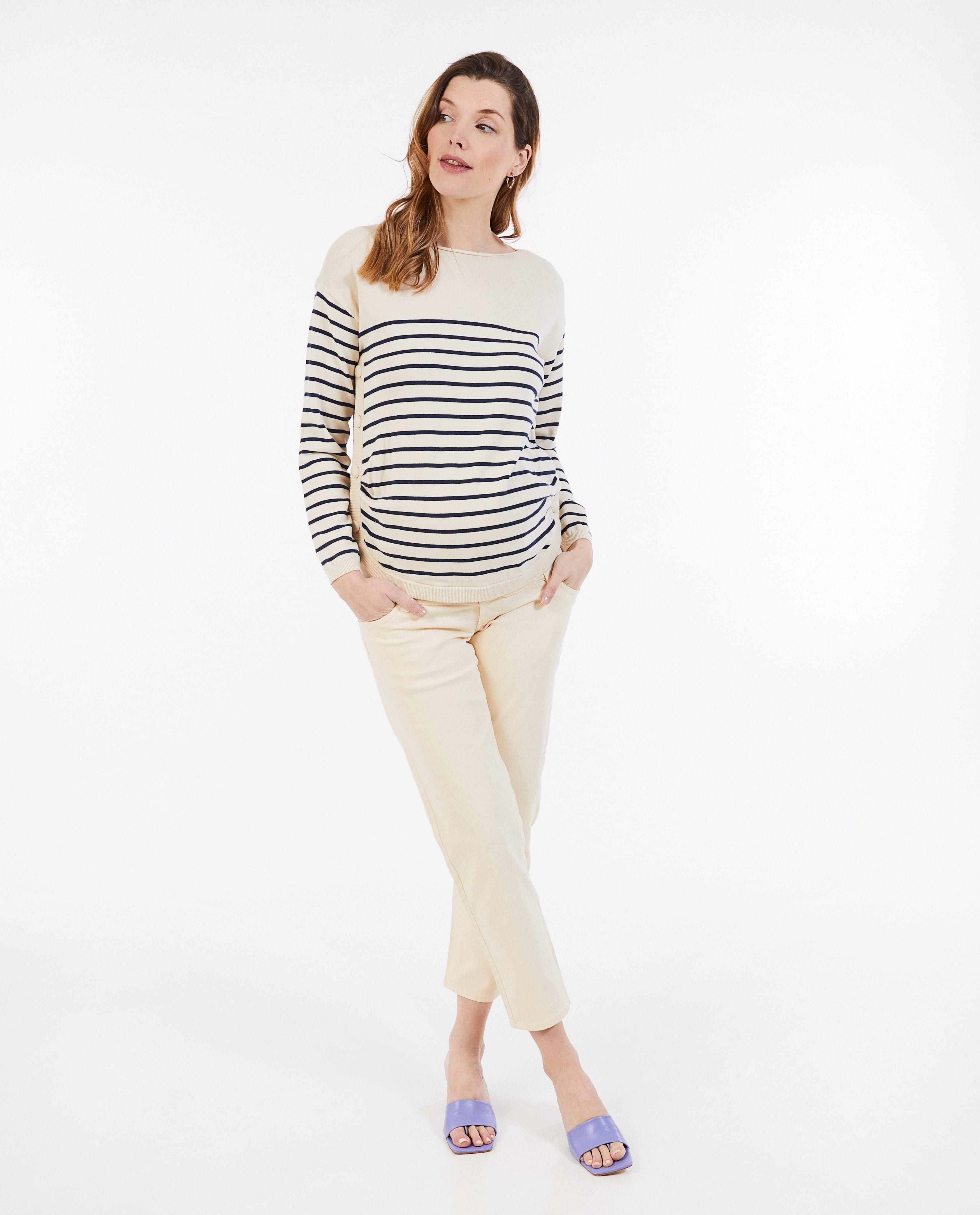 Truien - Zwangerschapstrui met strepen