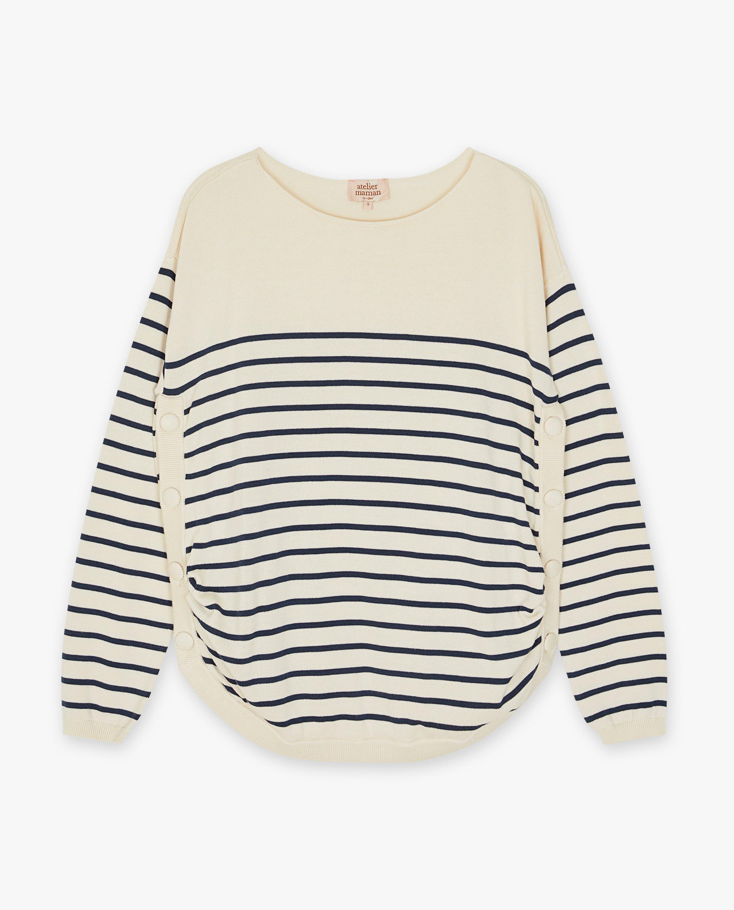 Truien - Zwangerschapstrui met strepen