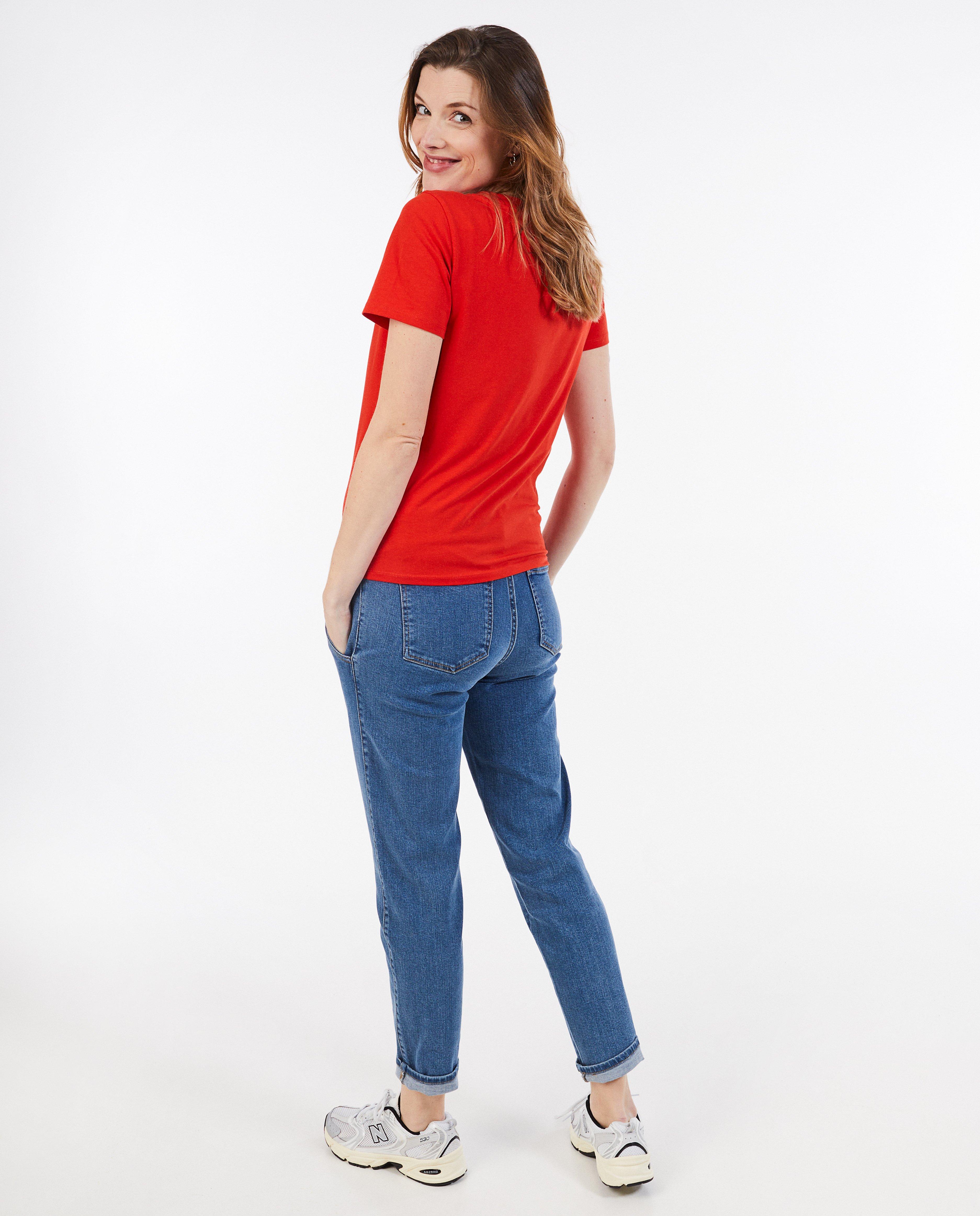 T-shirts - Wit zwangerschaps-T-shirt