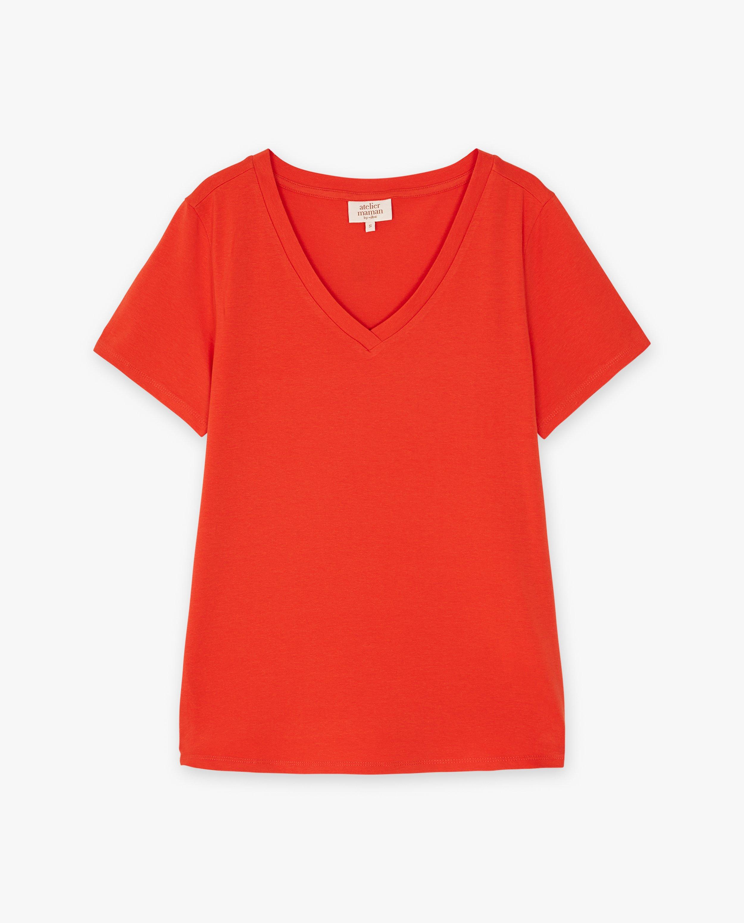 T-shirts - Wit zwangerschaps-T-shirt