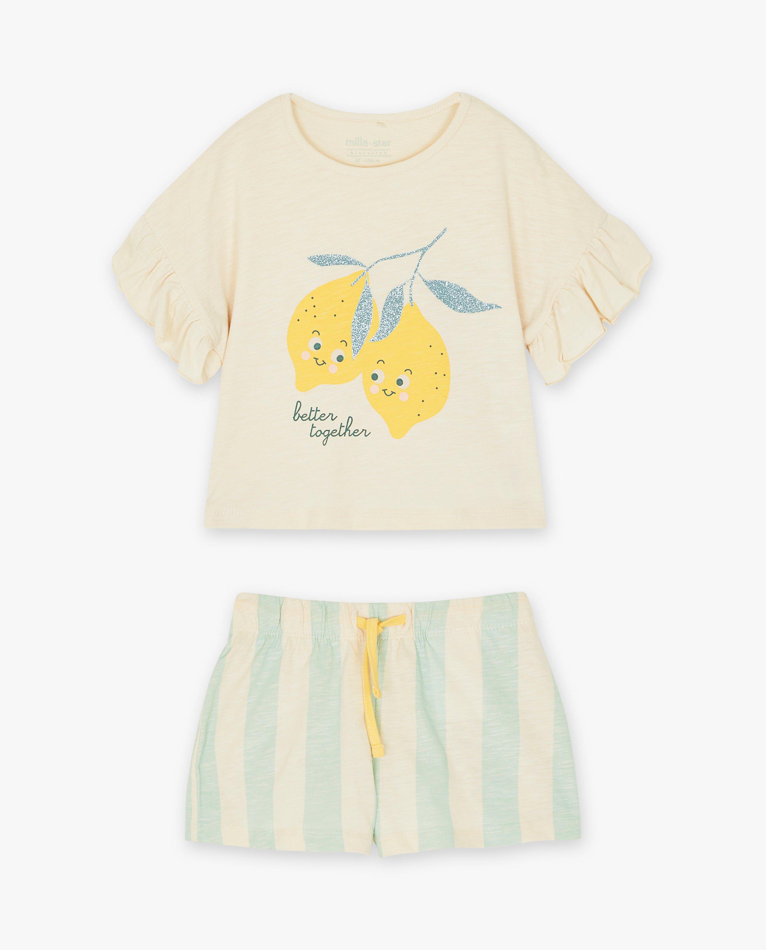 Nachtkleding - Pyjama van biokatoen
