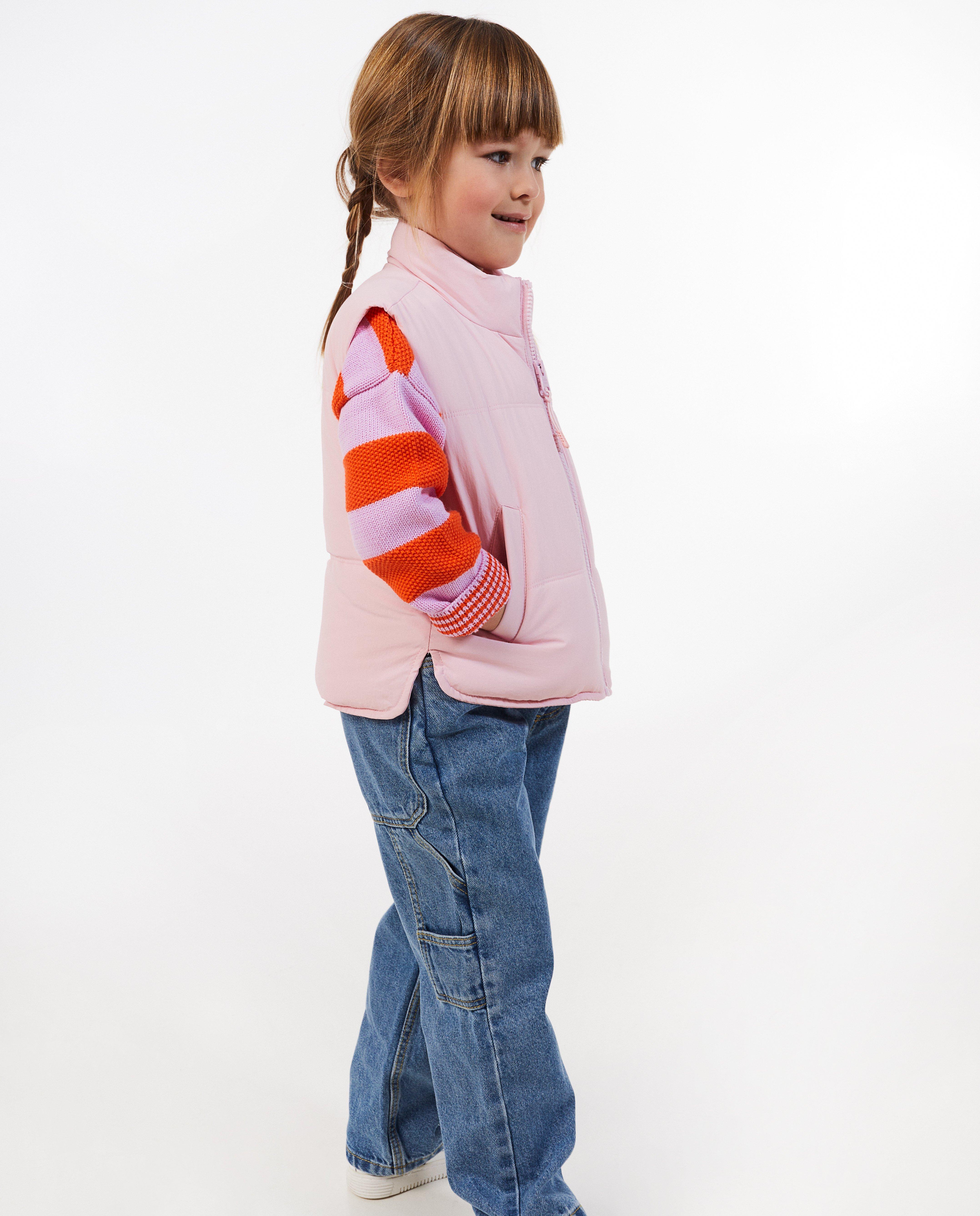Poncho's en teddy's - Roze bodywarmer