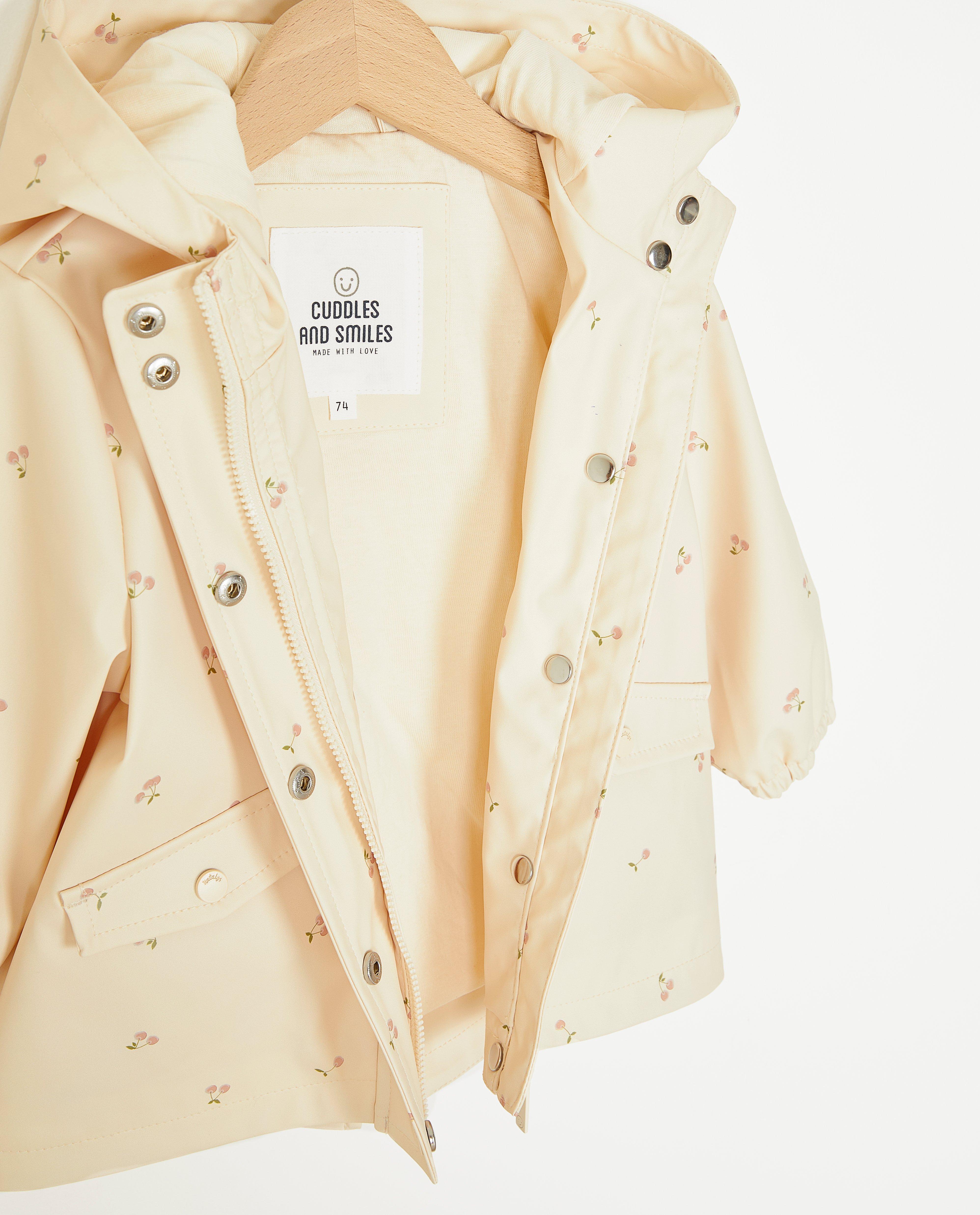 Trenchcoats - Jas met kersenprint