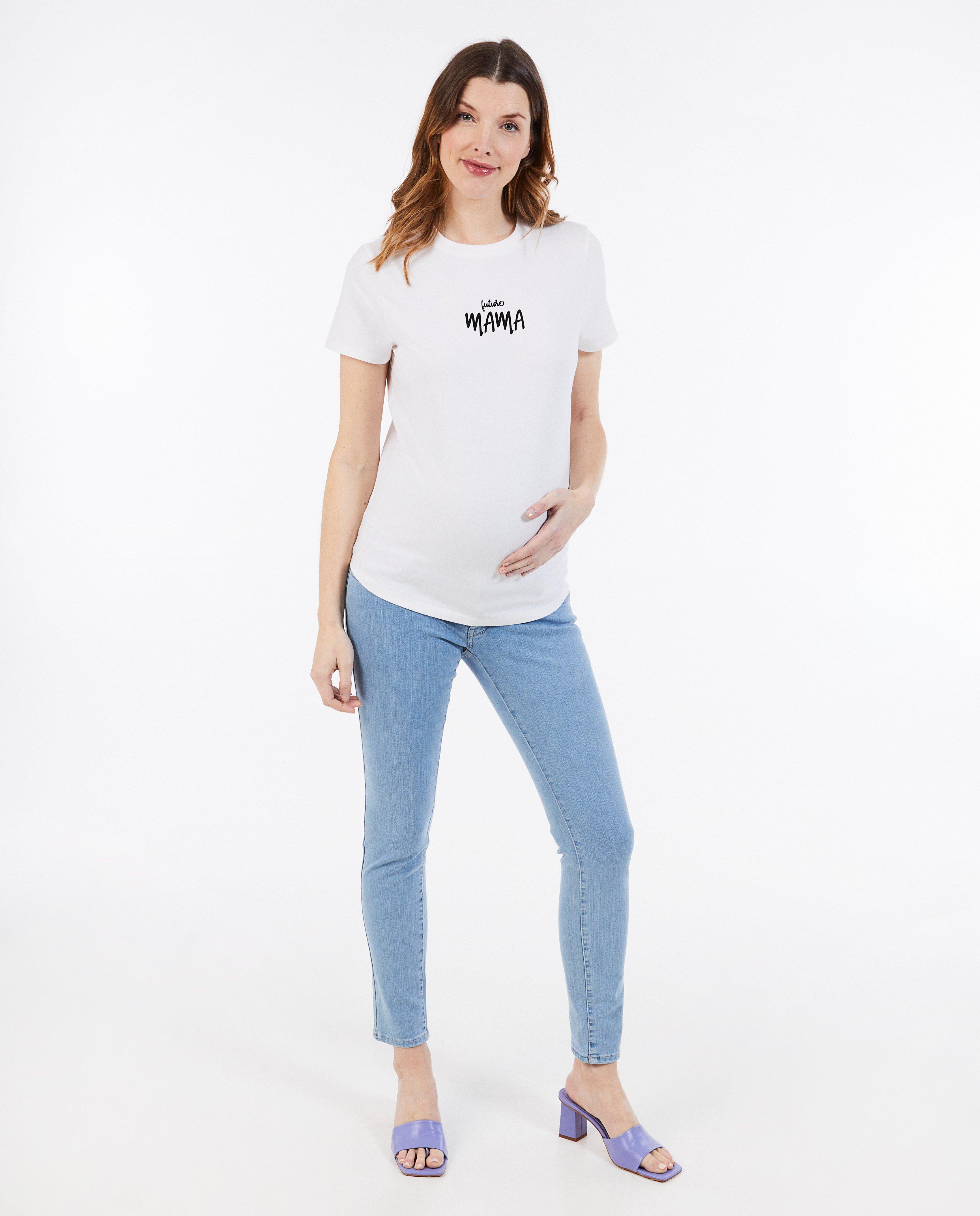 Lichtblauwe zwangerschapsjeans - null - Atelier Maman