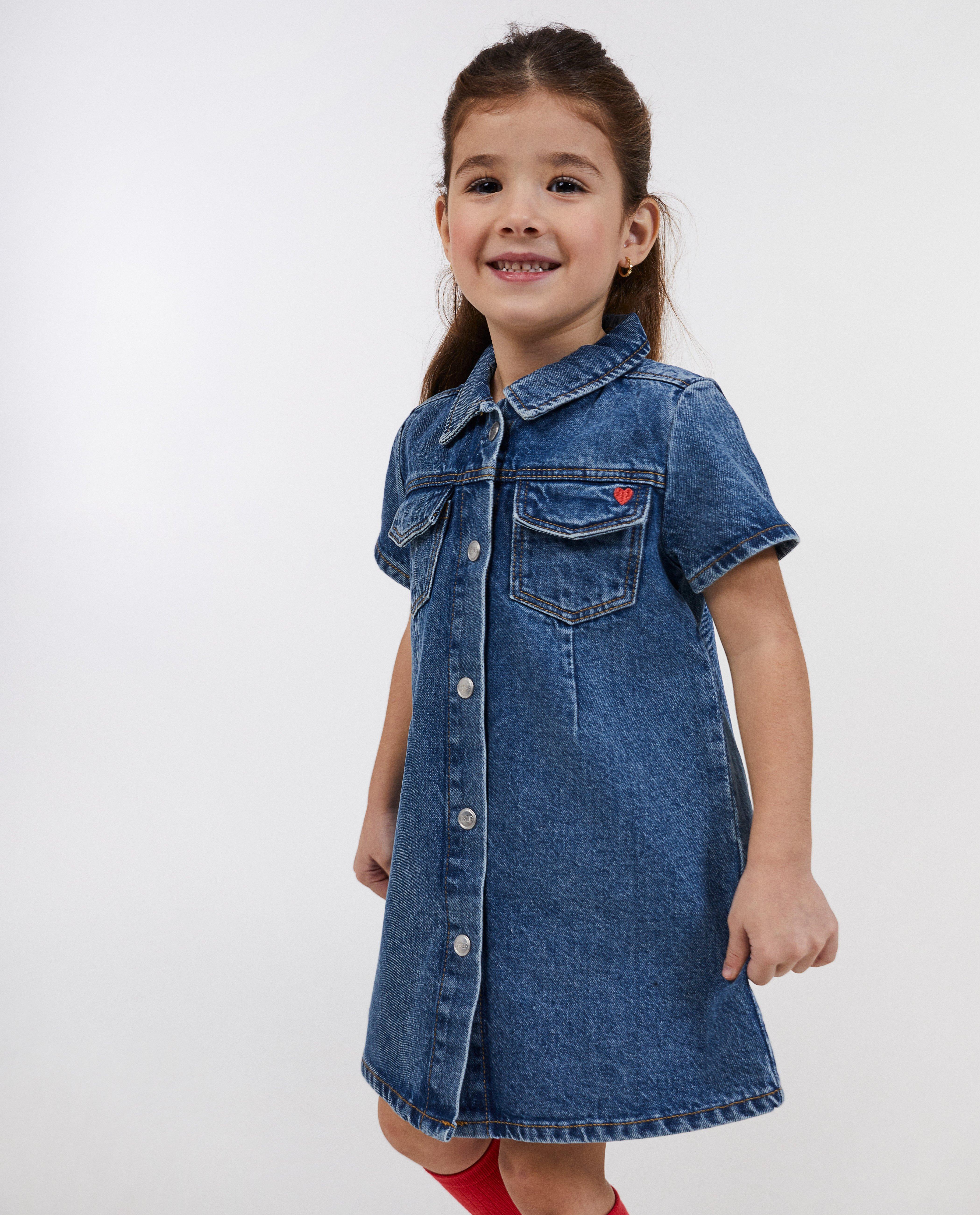 Blauwe jeansjurk K3 De 3 Biggetjes - null - K3