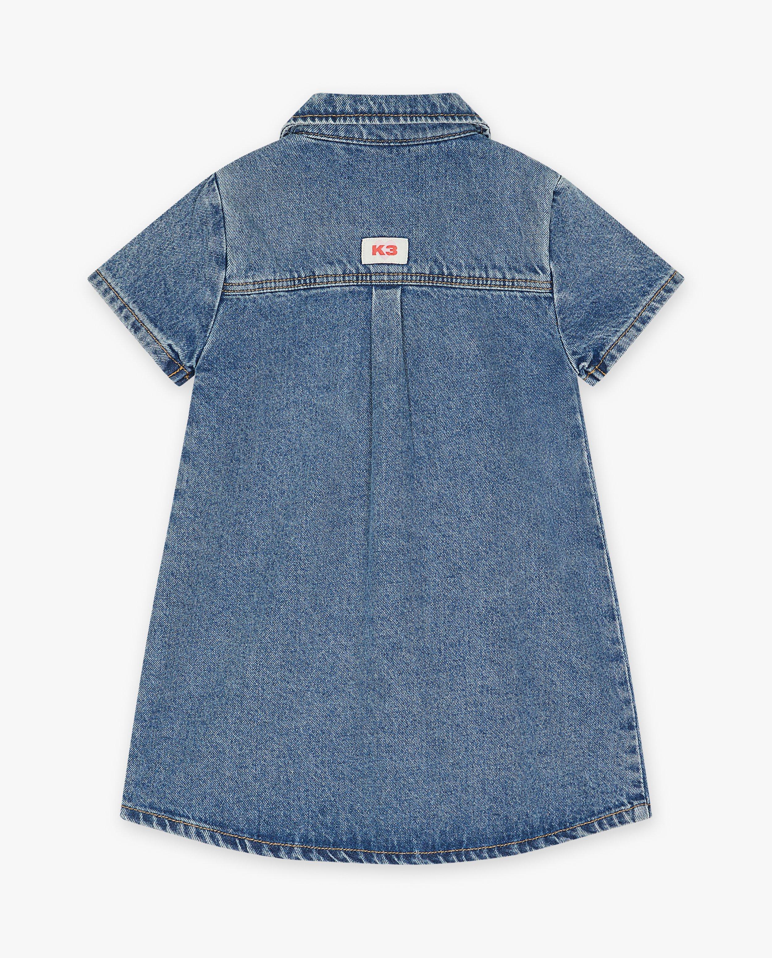 Kleedjes - Blauwe jeansjurk K3 De 3 Biggetjes