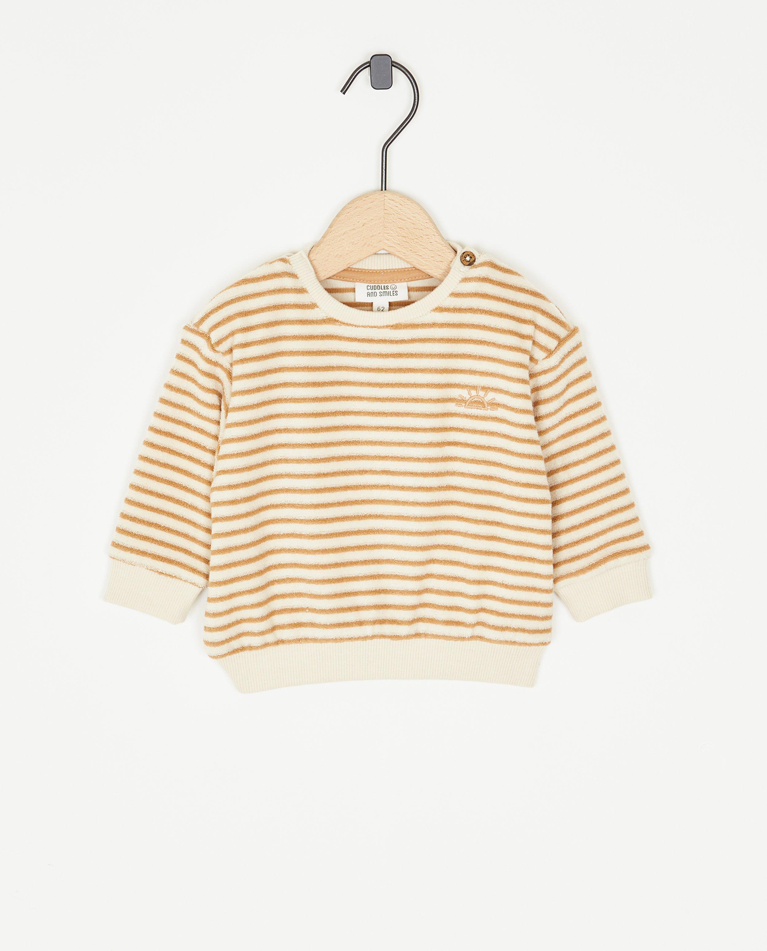 Sweaters - Sweater van badstof