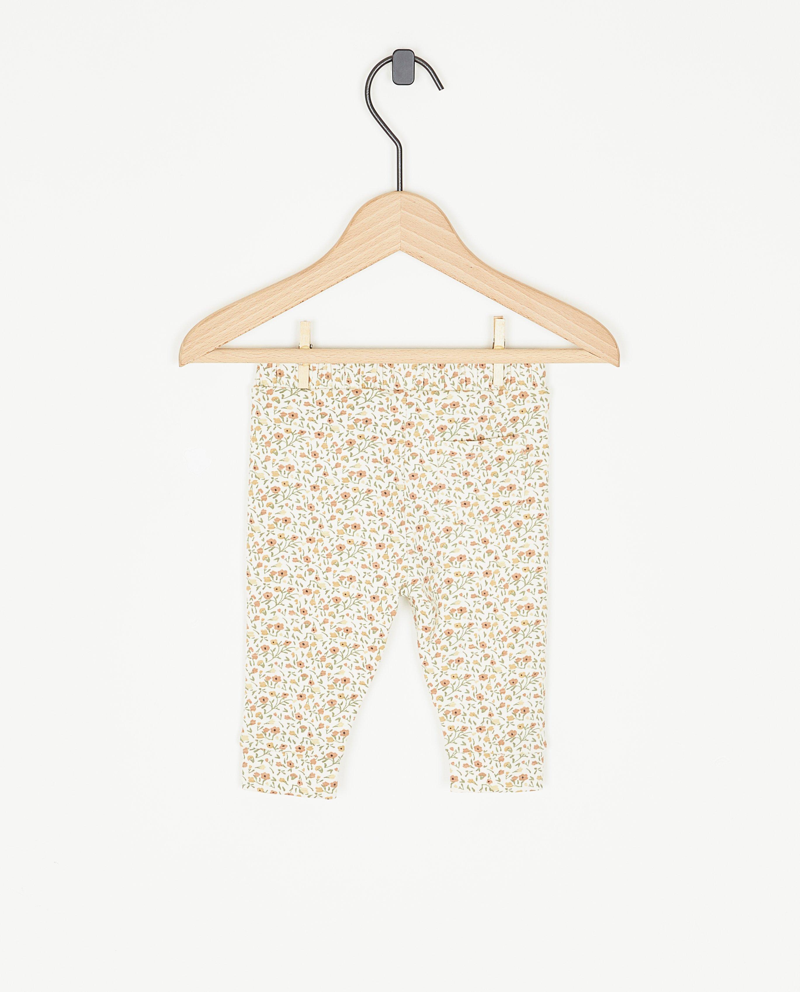 Leggings fleuris - Détails du produit - blanc - image numéro 2