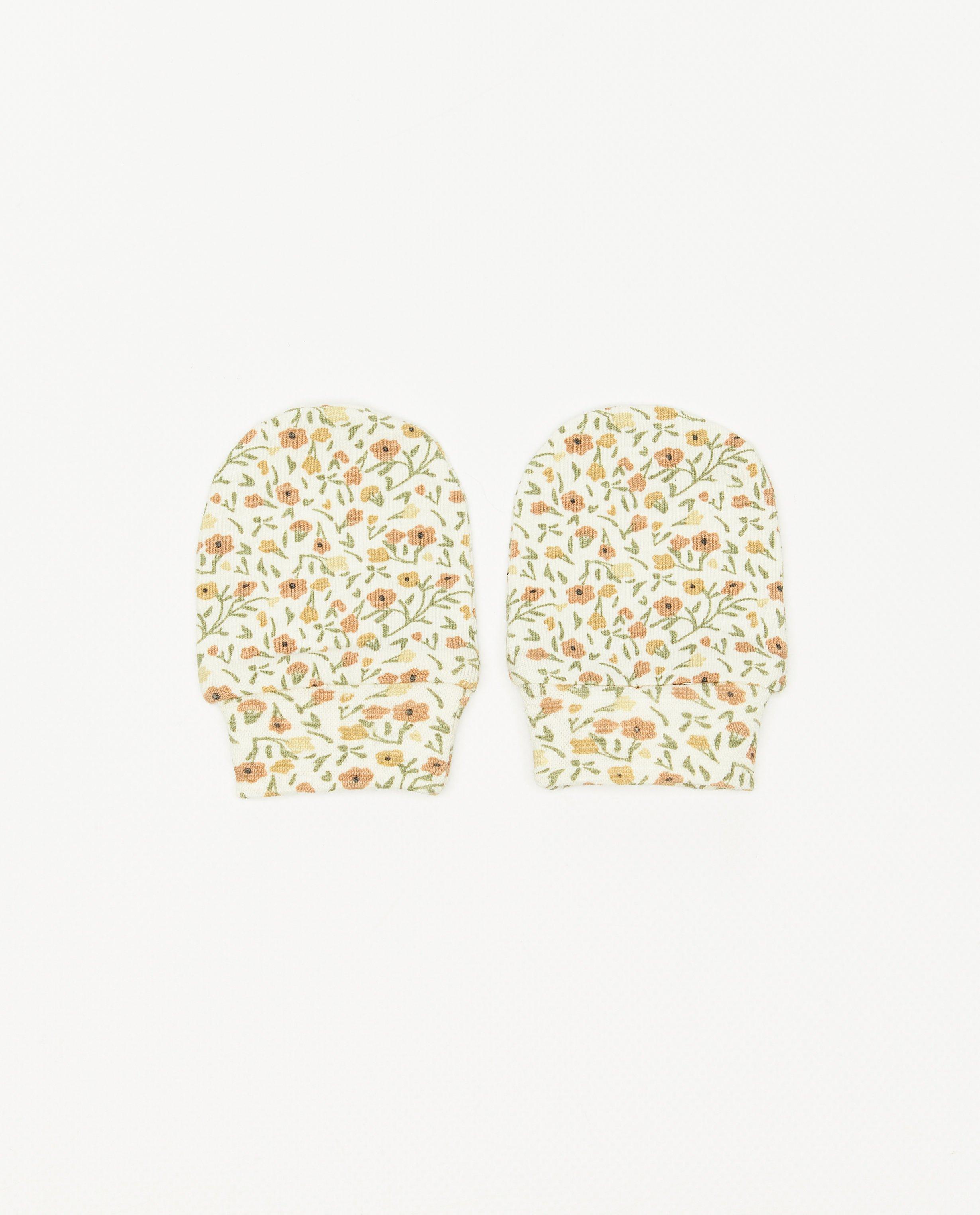 Krabwantjes met bloemenprint - null - Newborn 50-68