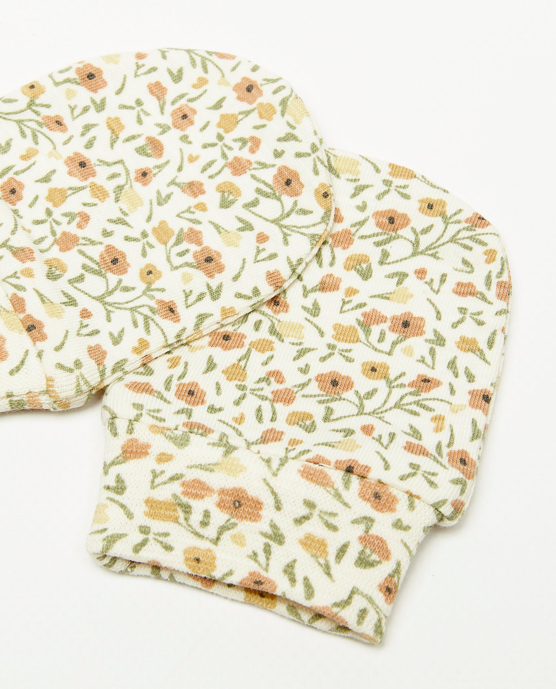 Babyspulletjes - Krabwantjes met bloemenprint