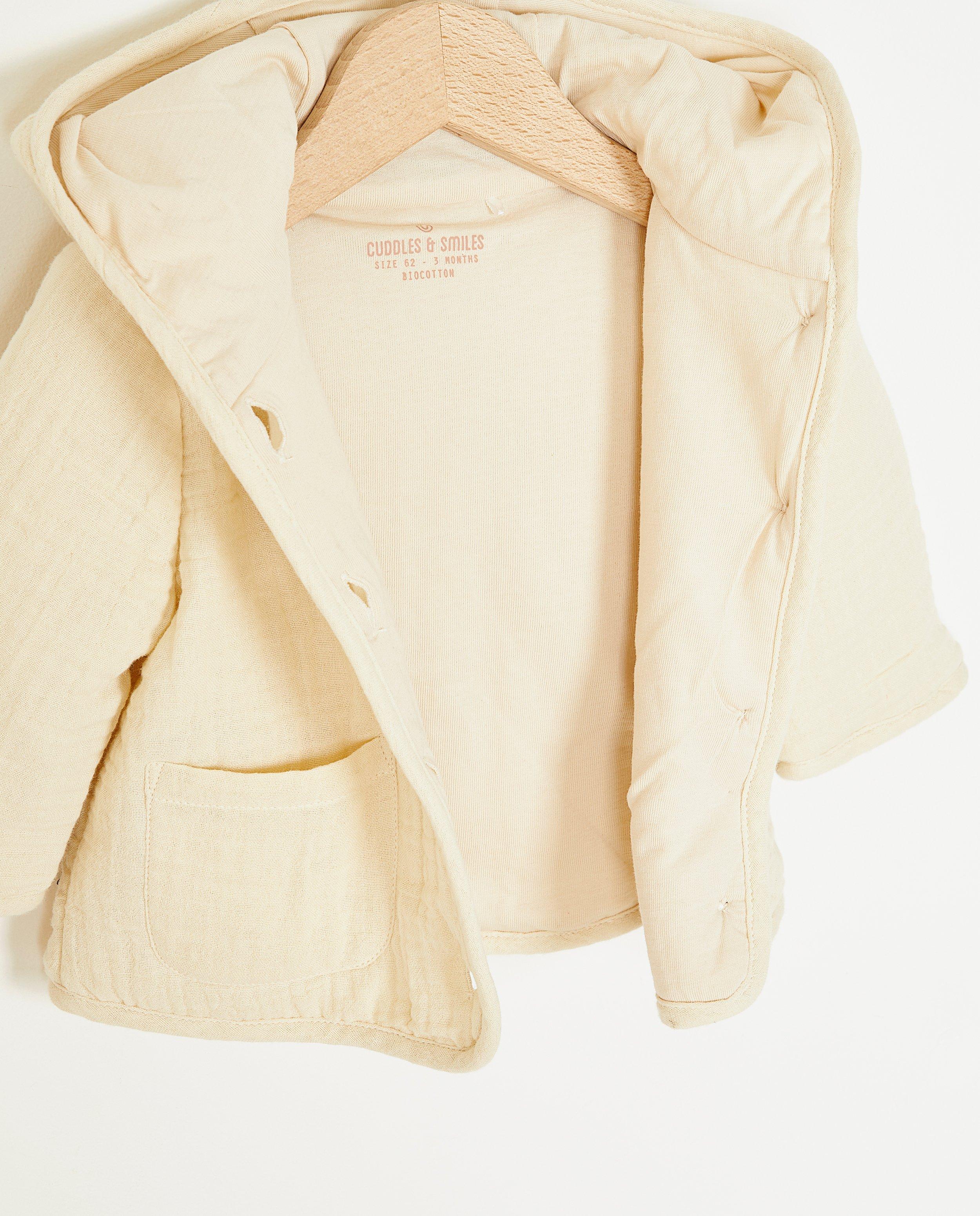 Veste beige en tétra - Détails du produit - beige clair - image numéro 4