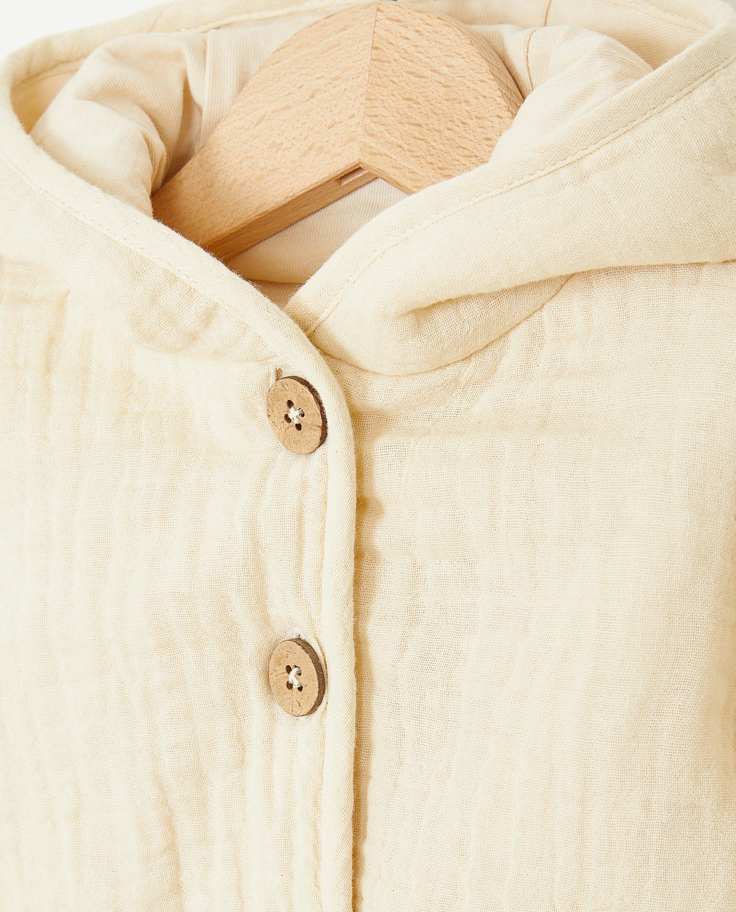 Veste beige en tétra - Détails du produit - beige clair - image numéro 3