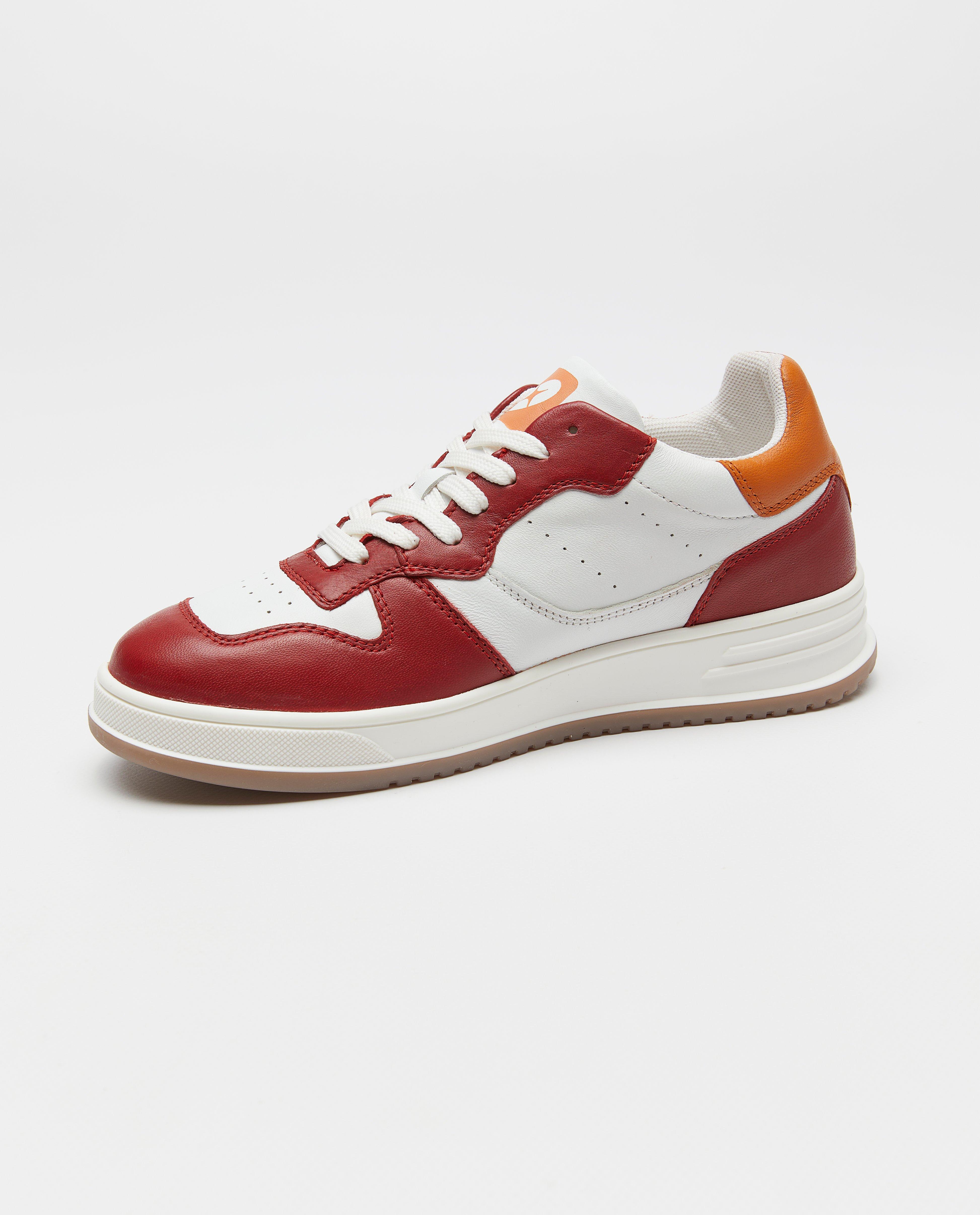 Schoenen - Leren sneakers met color block Milo, maat 31-40