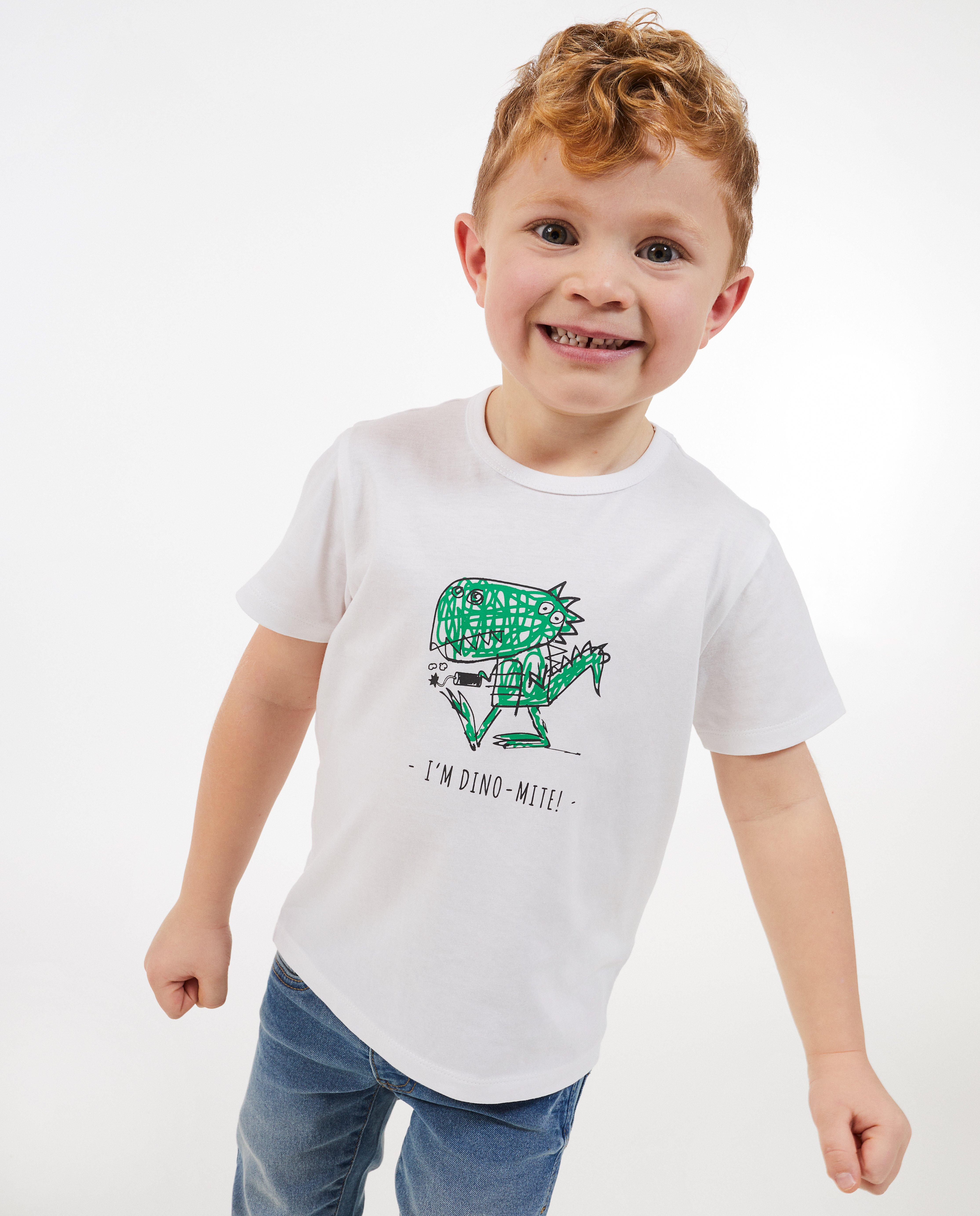 T-shirt à imprimé à dinos - null - Besties