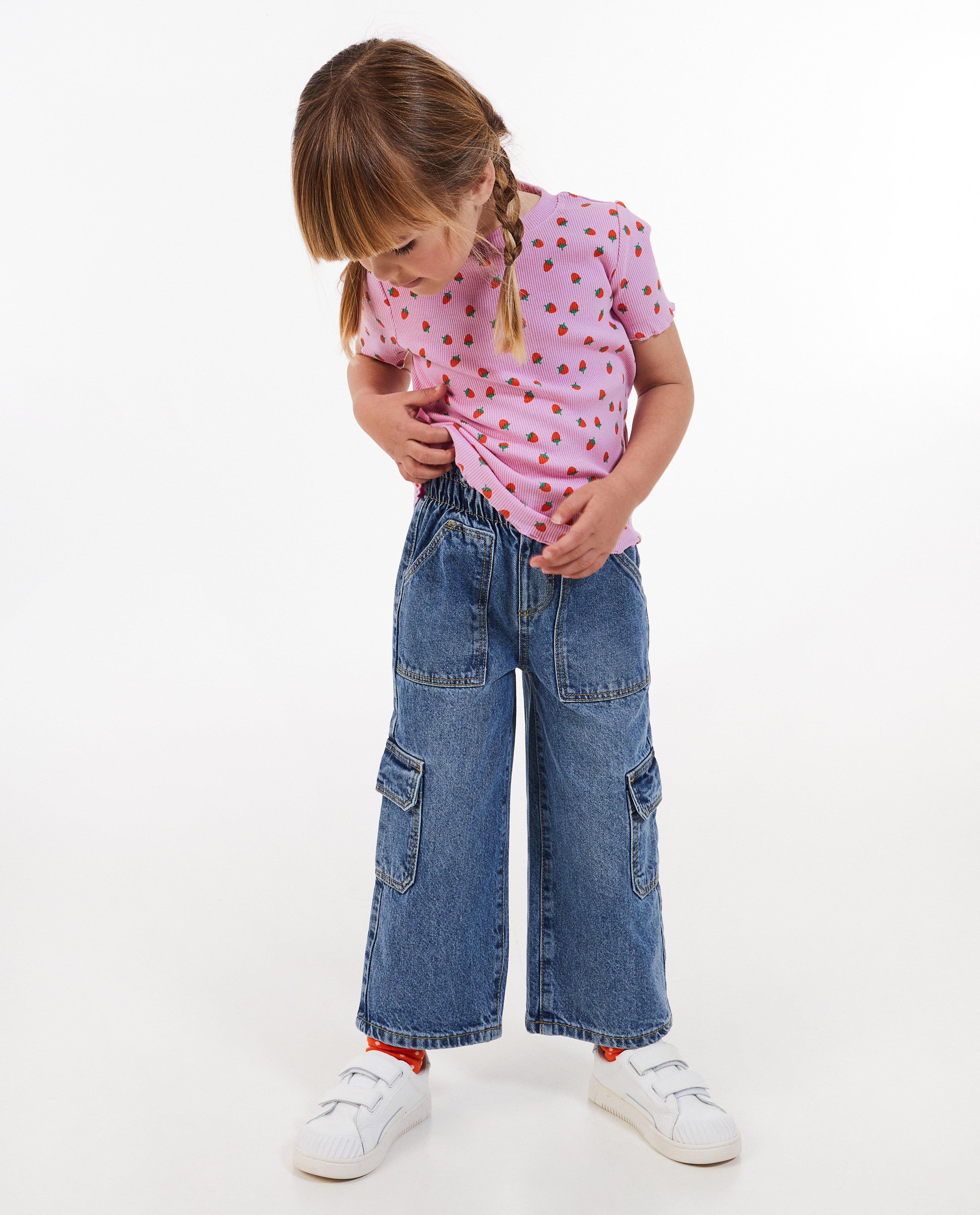 T-shirts - T-shirt met fijne rib