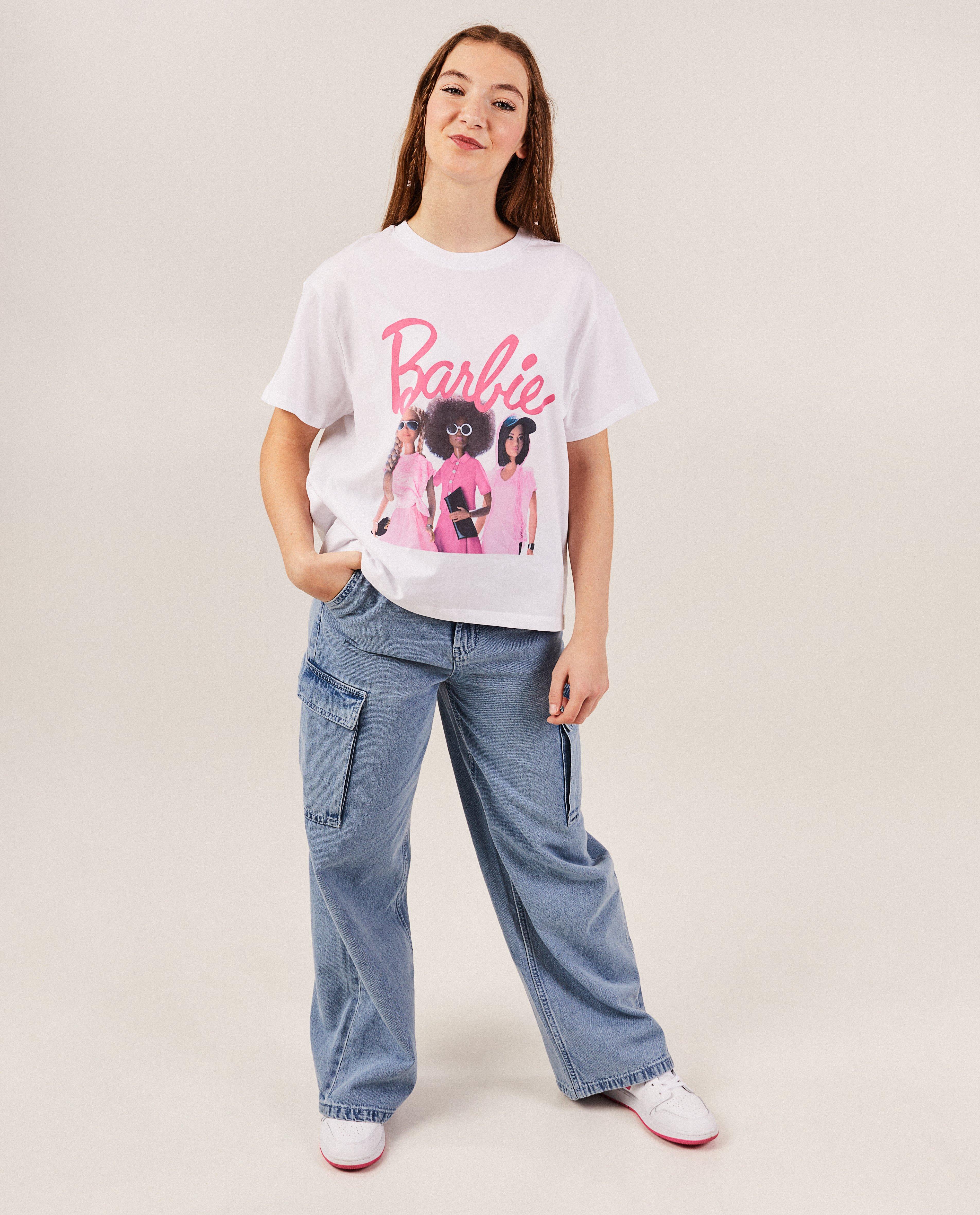 Wit T-shirt Barbie - null - Groggy