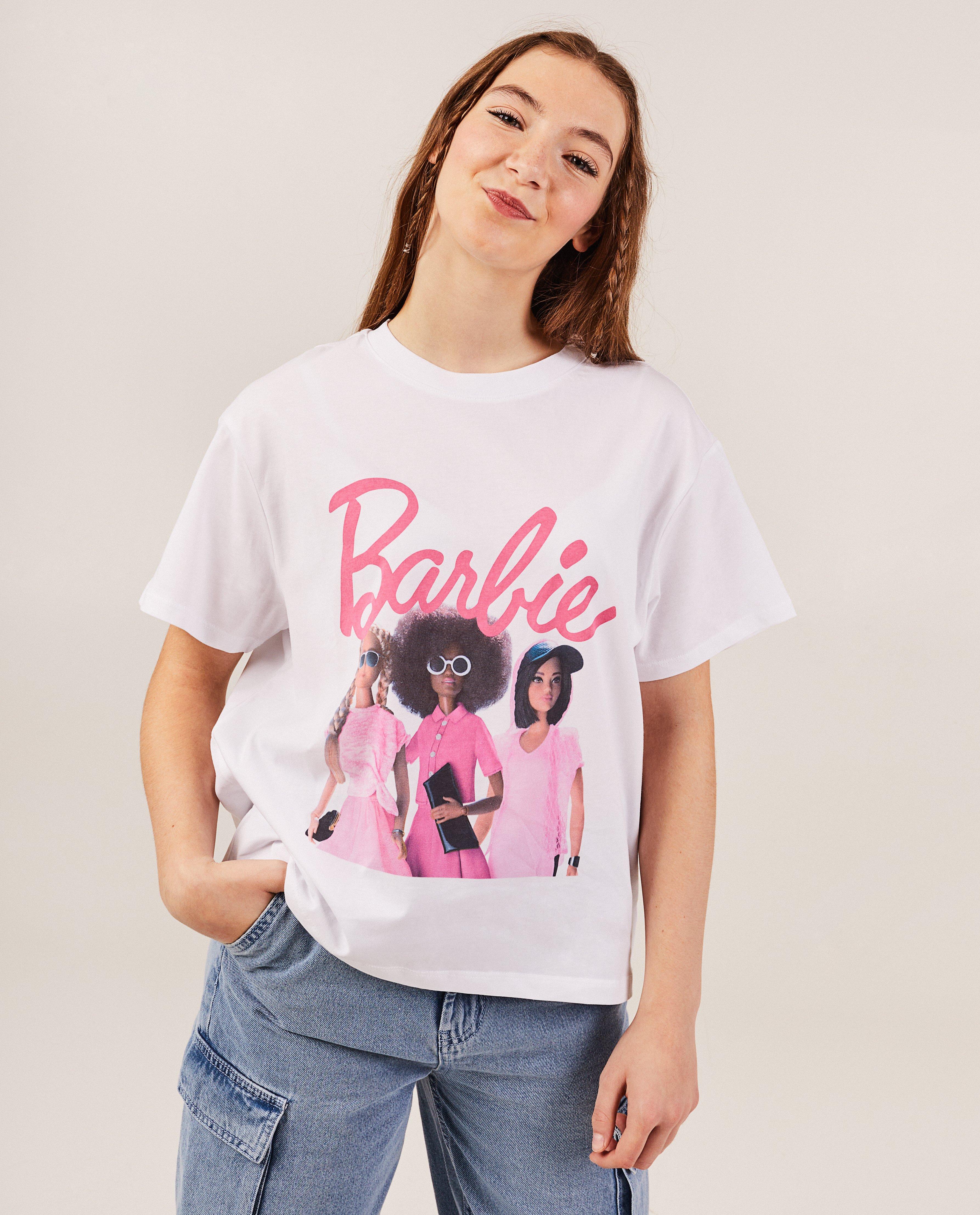 T-shirts - Wit T-shirt Barbie