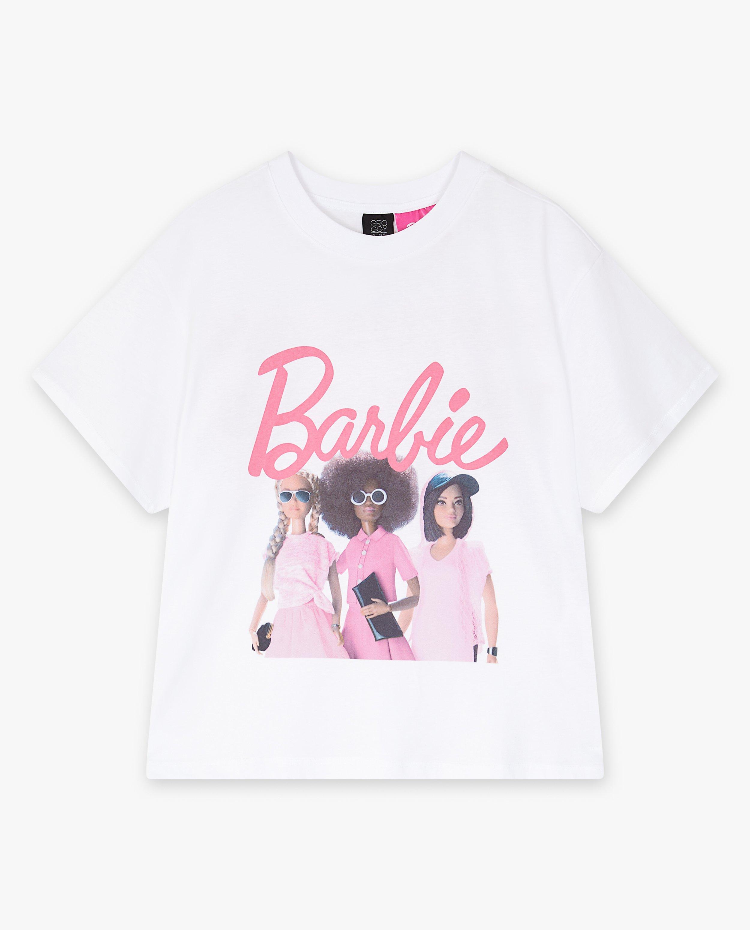T-shirts - Wit T-shirt Barbie