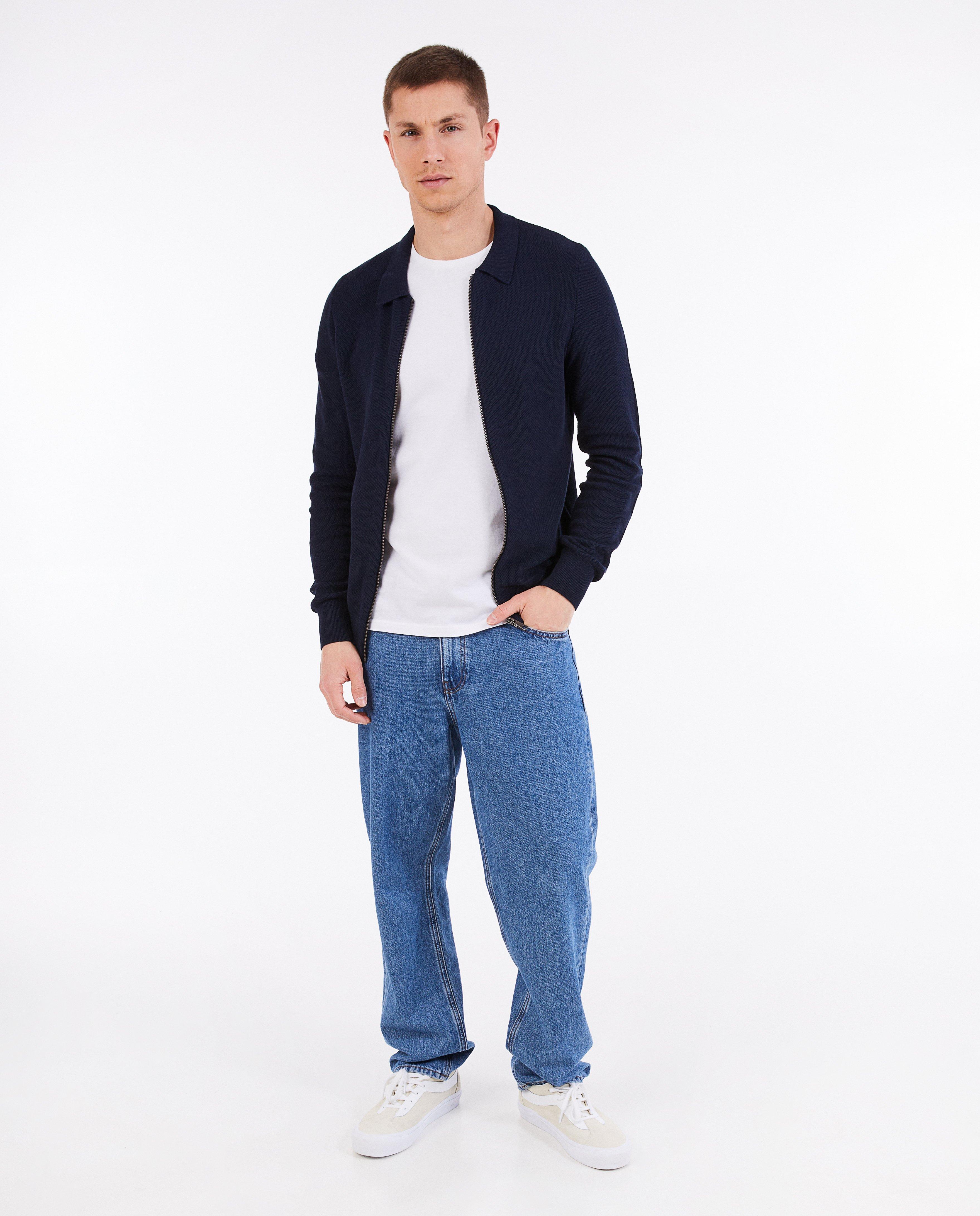 Vest van biokatoen - Product Detail - donkerblauw - afbeelding nummer 2