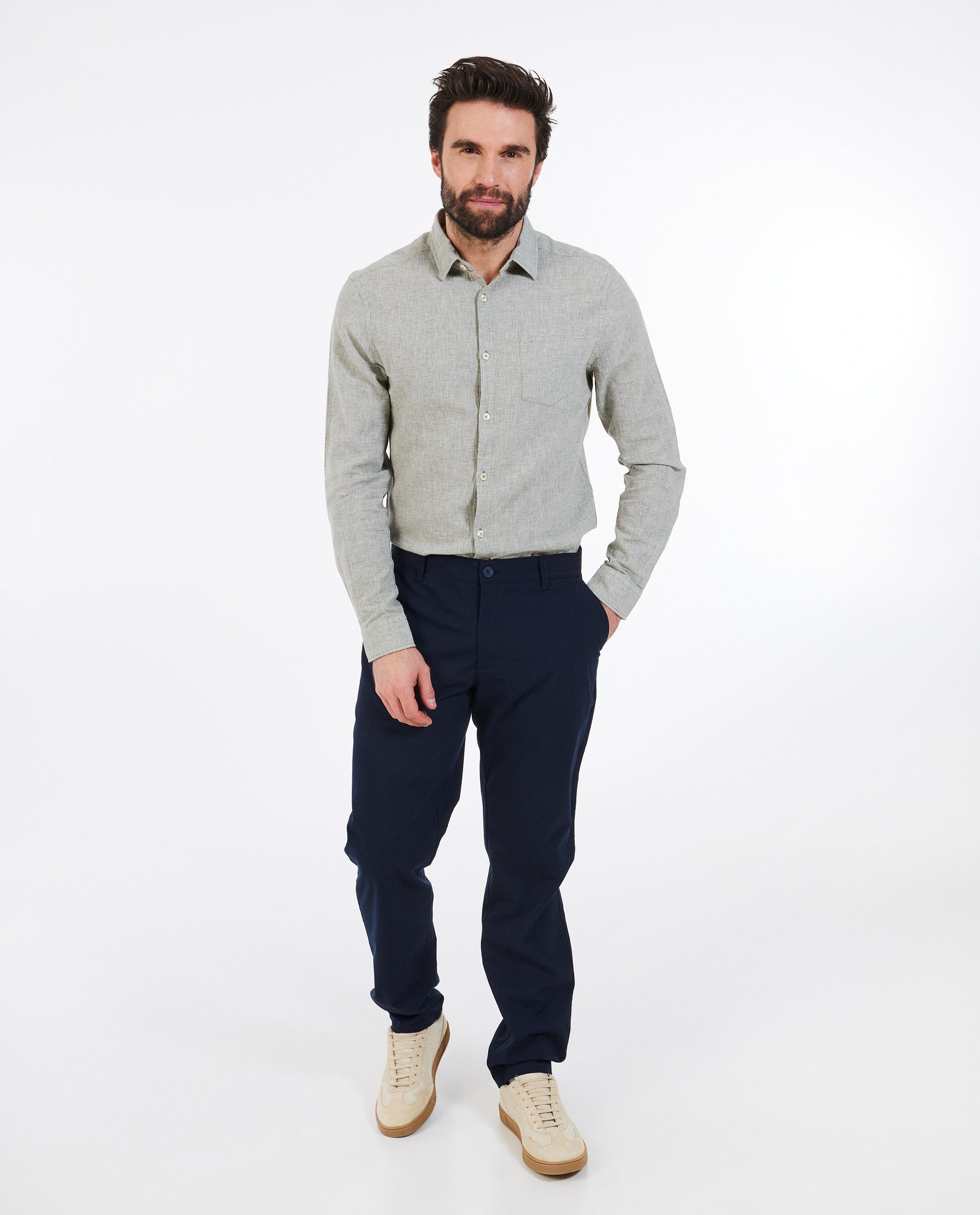 Chemises - Chemise à fine structure, slim fit