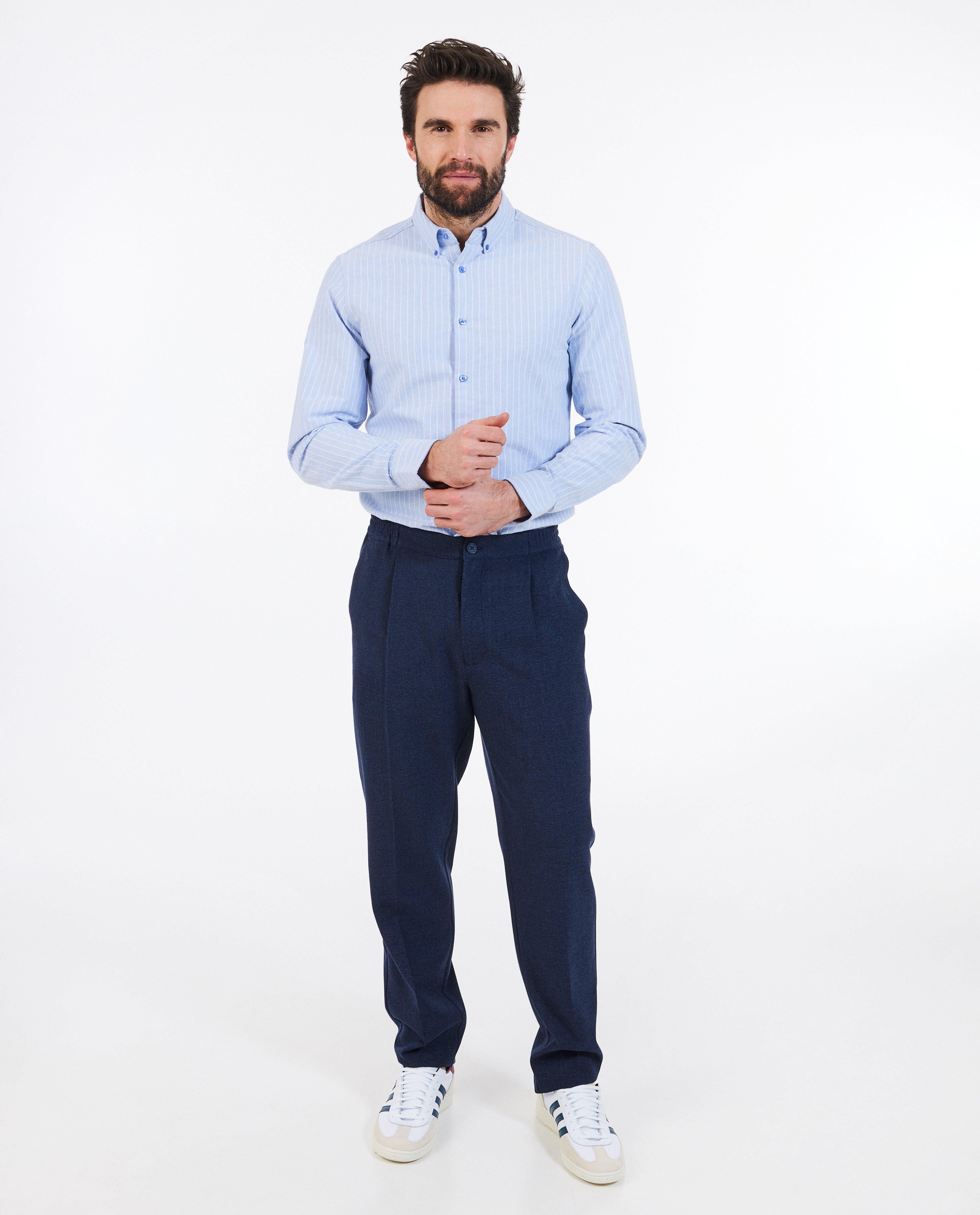 Hemden - Hemd met strepen, slim fit
