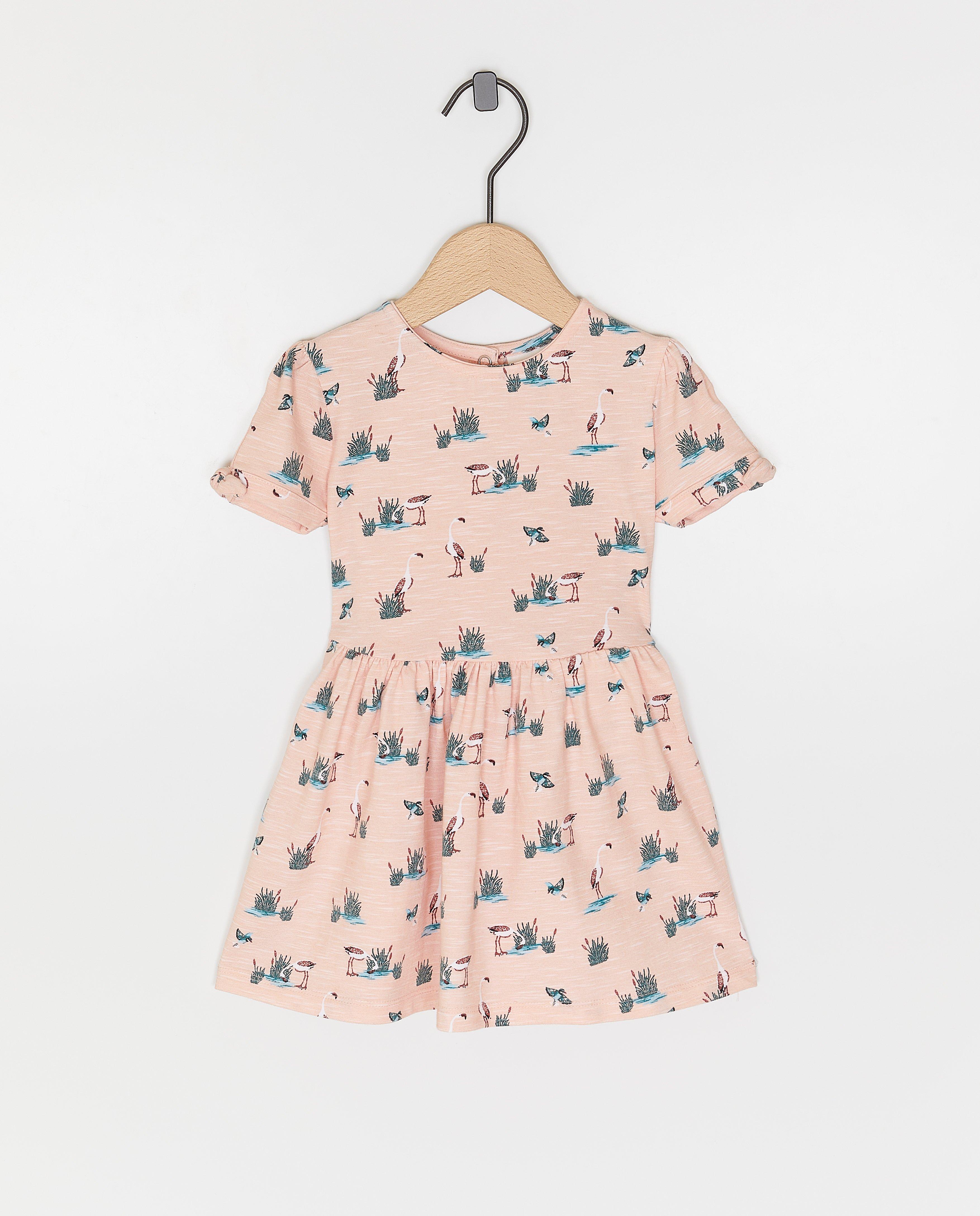 Roze jurk met print - null - Cuddles and Smiles