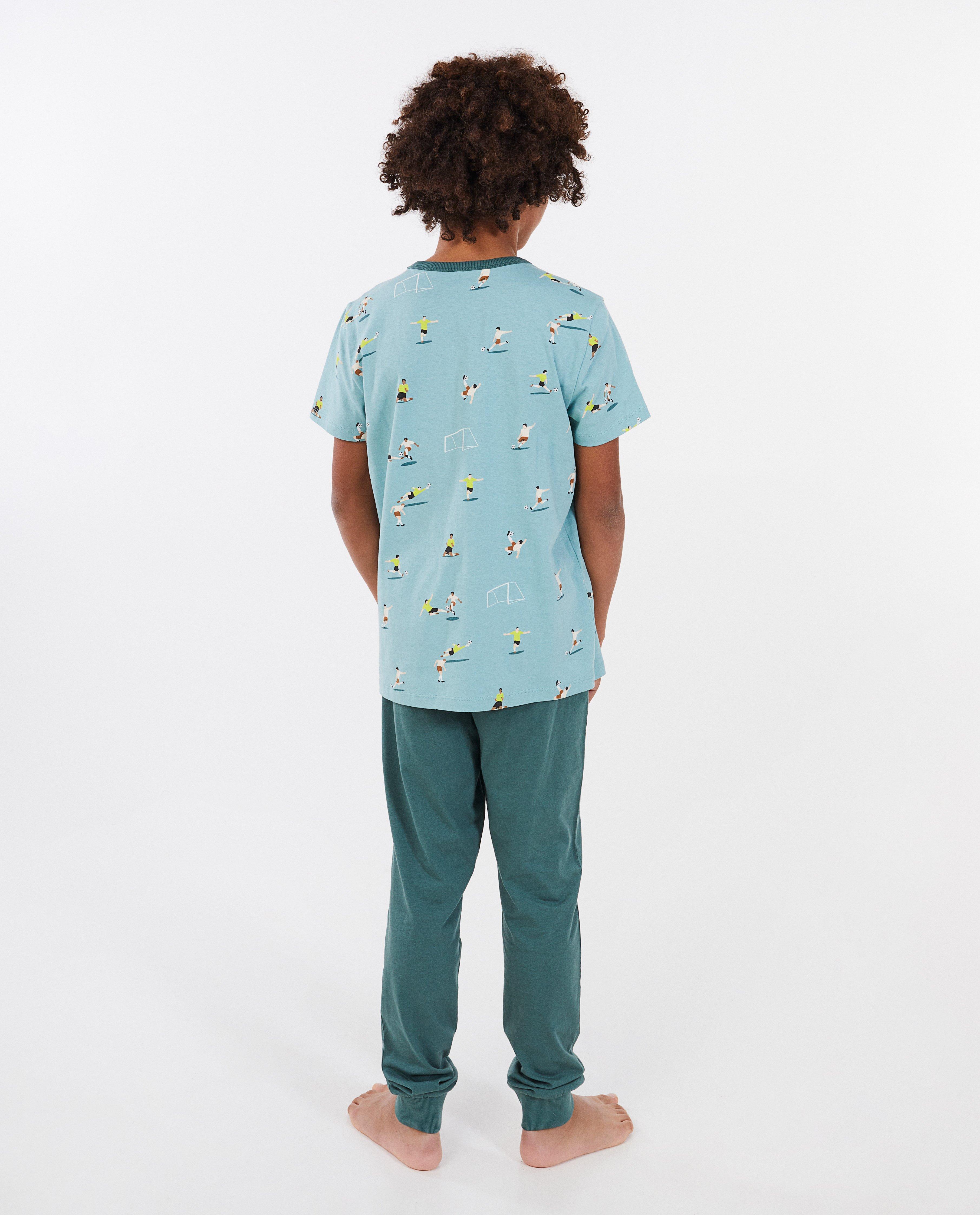 Groene pyjama met print, 7-14 jaar - Product Detail - lichtgroen - afbeelding nummer 2