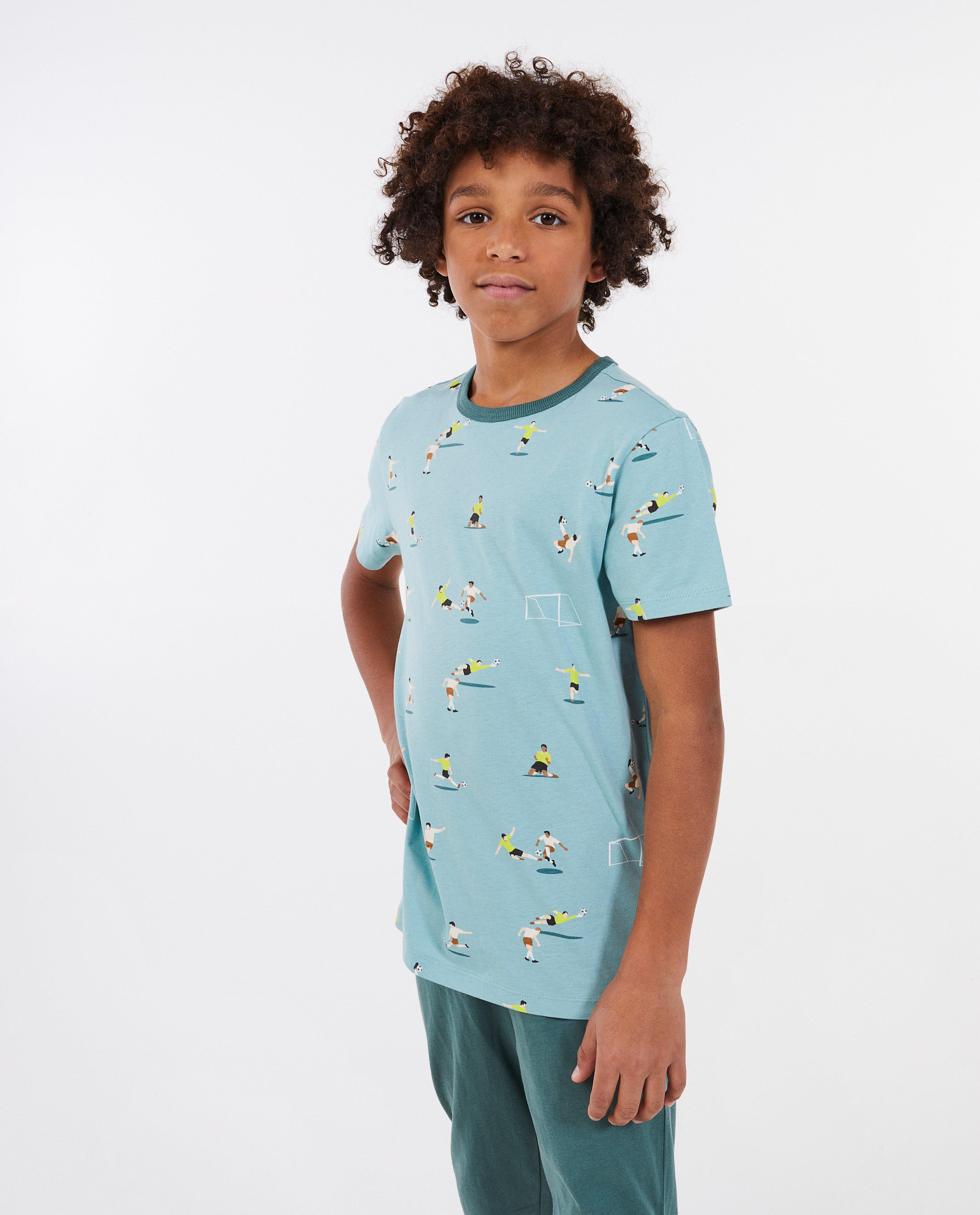 Groene pyjama met print, 7-14 jaar - Product Detail - lichtgroen - afbeelding nummer 3