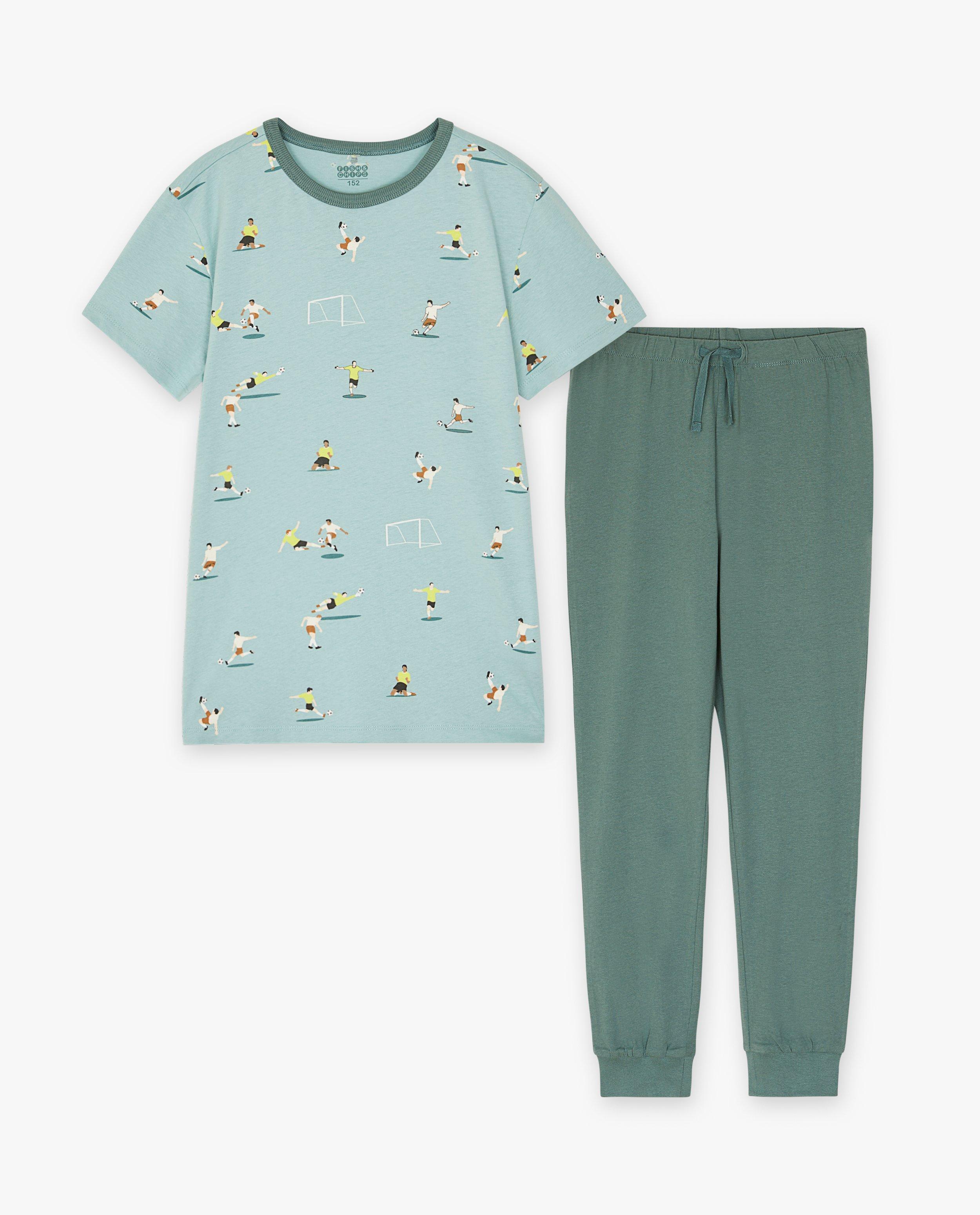 Groene pyjama met print, 7-14 jaar - Product Detail - lichtgroen - afbeelding nummer 5