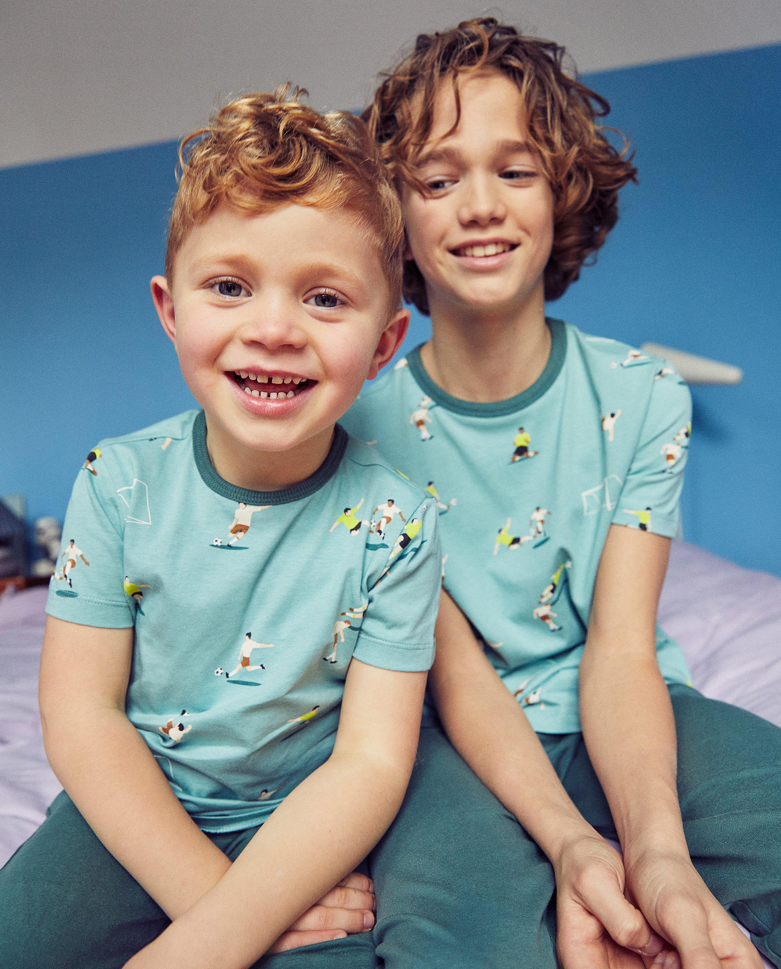 Groene pyjama met print, 7-14 jaar - Product Detail - lichtgroen - afbeelding nummer 4