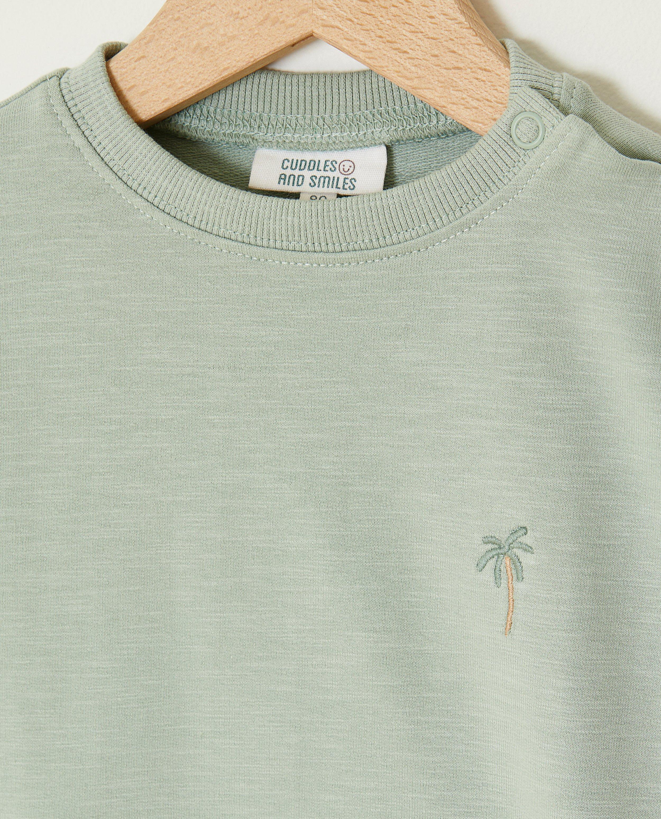 Sweats - Sweat avec un palmier brodé