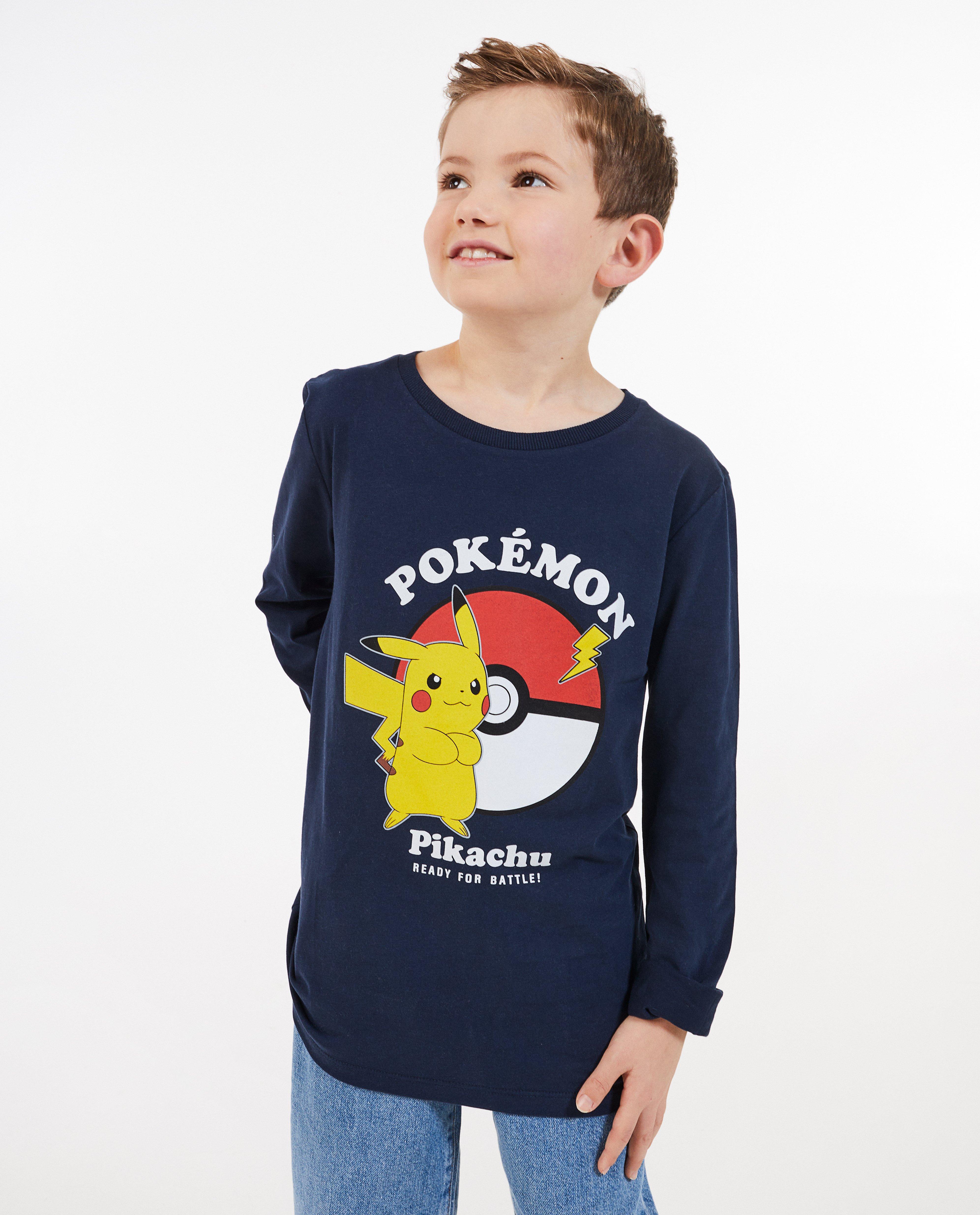 T-shirt à manches longues à imprimé à Pokémon - null - Pokemon