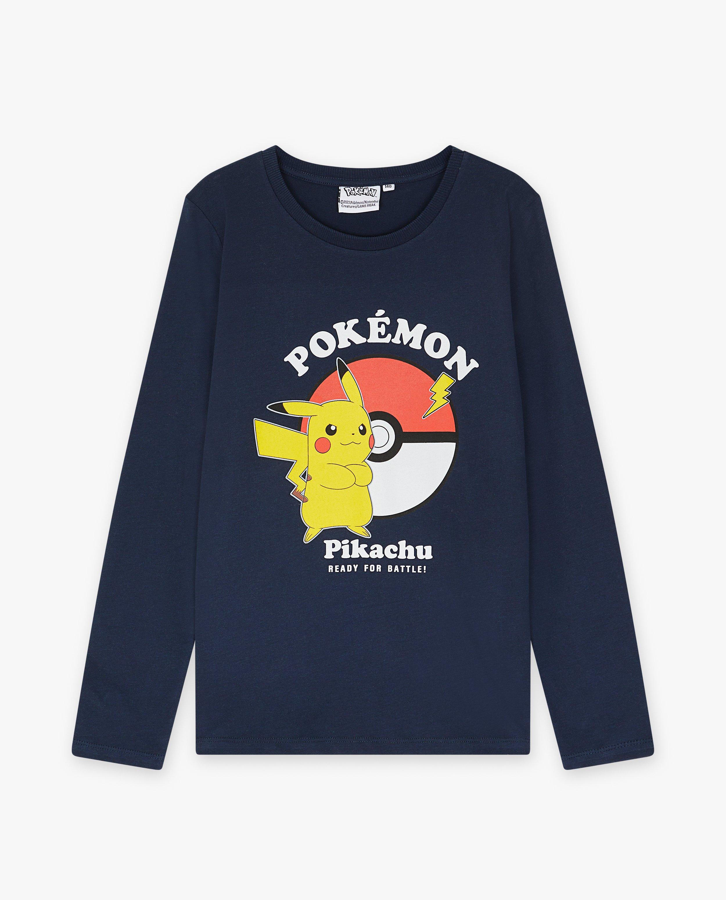 T-shirts - T-shirt à manches longues à imprimé à Pokémon