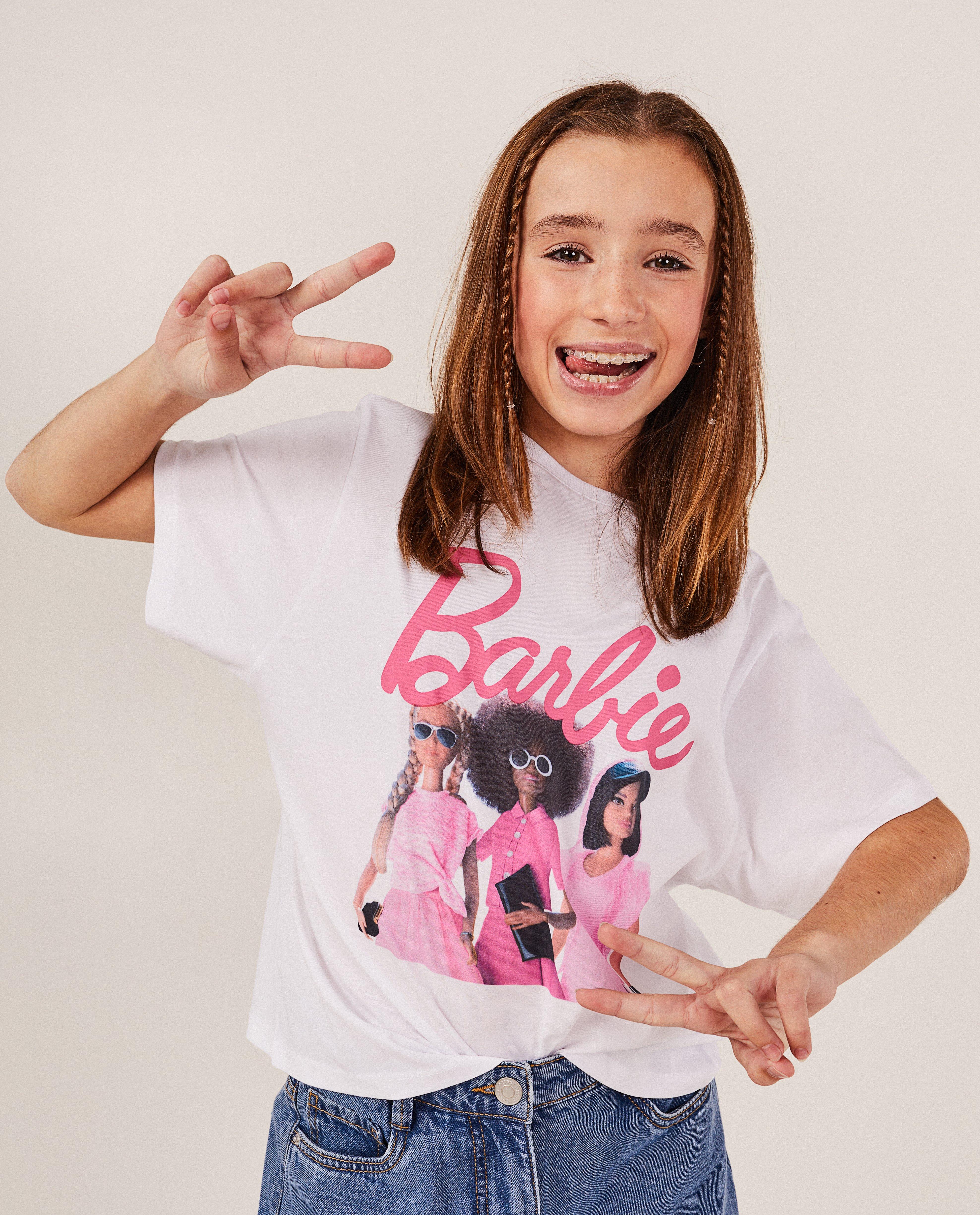 T-shirts - Wit T-shirt Barbie