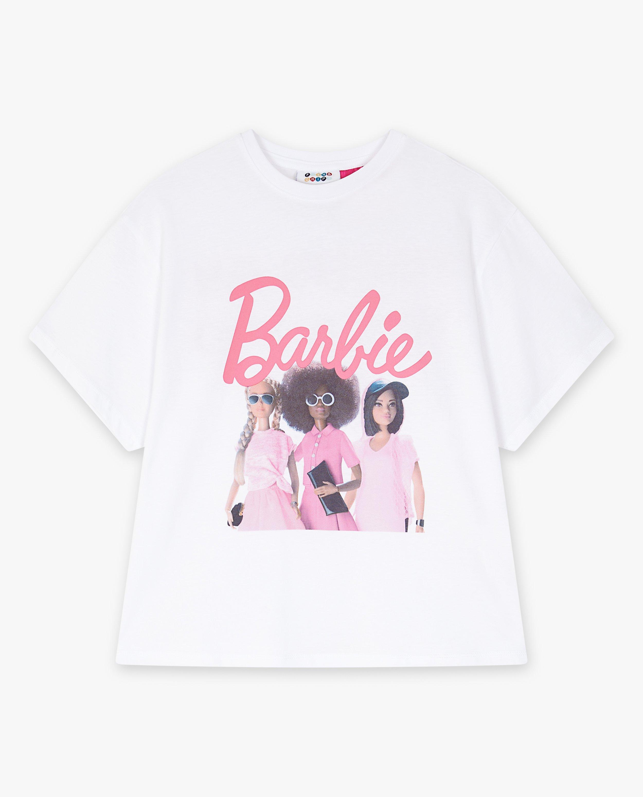 T-shirts - Wit T-shirt Barbie