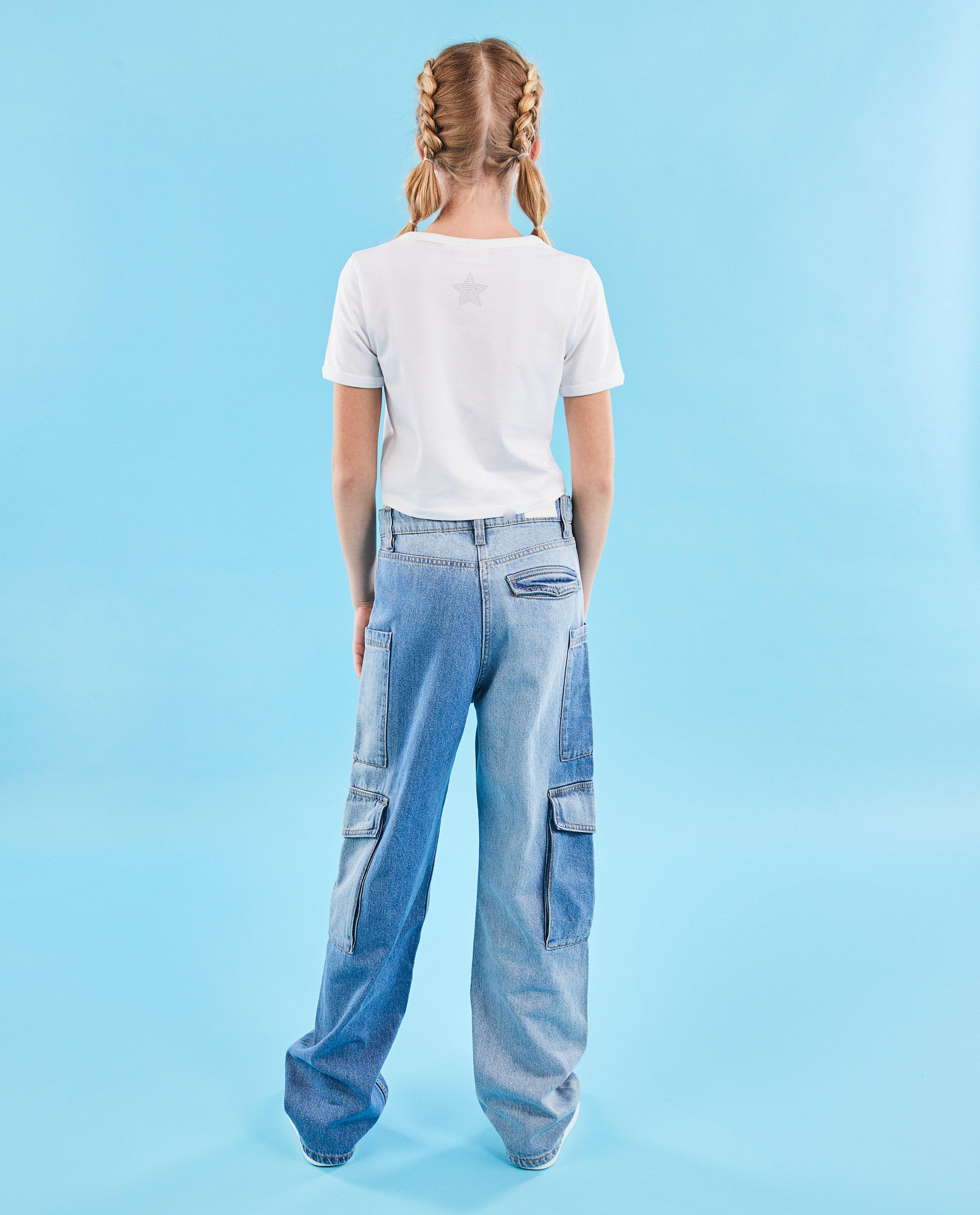 T-shirts - T-shirt met opschrift, 6-14 jaar