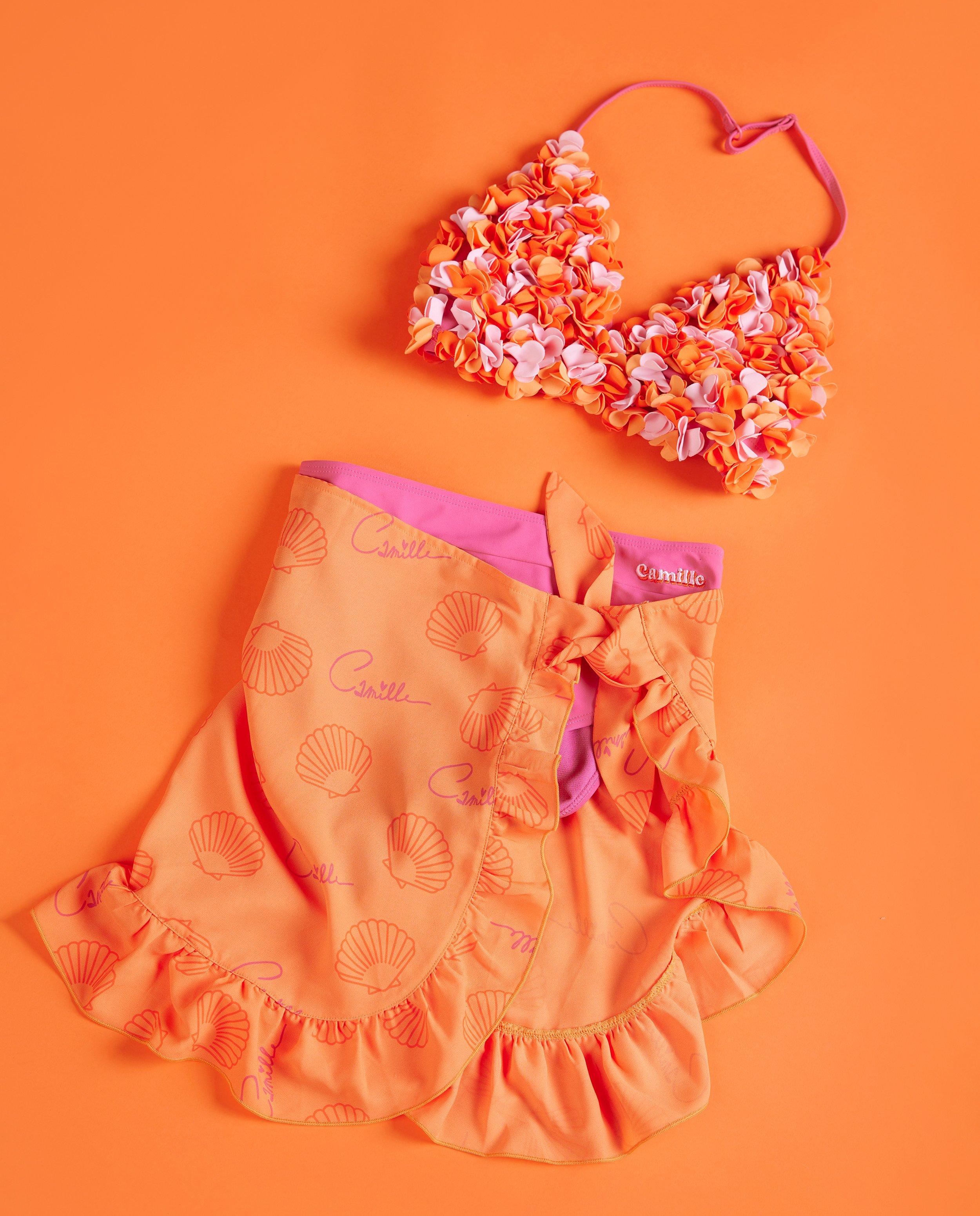 Bikini met 3D-bloemen, 6-14 jaar - null - CAMILLE