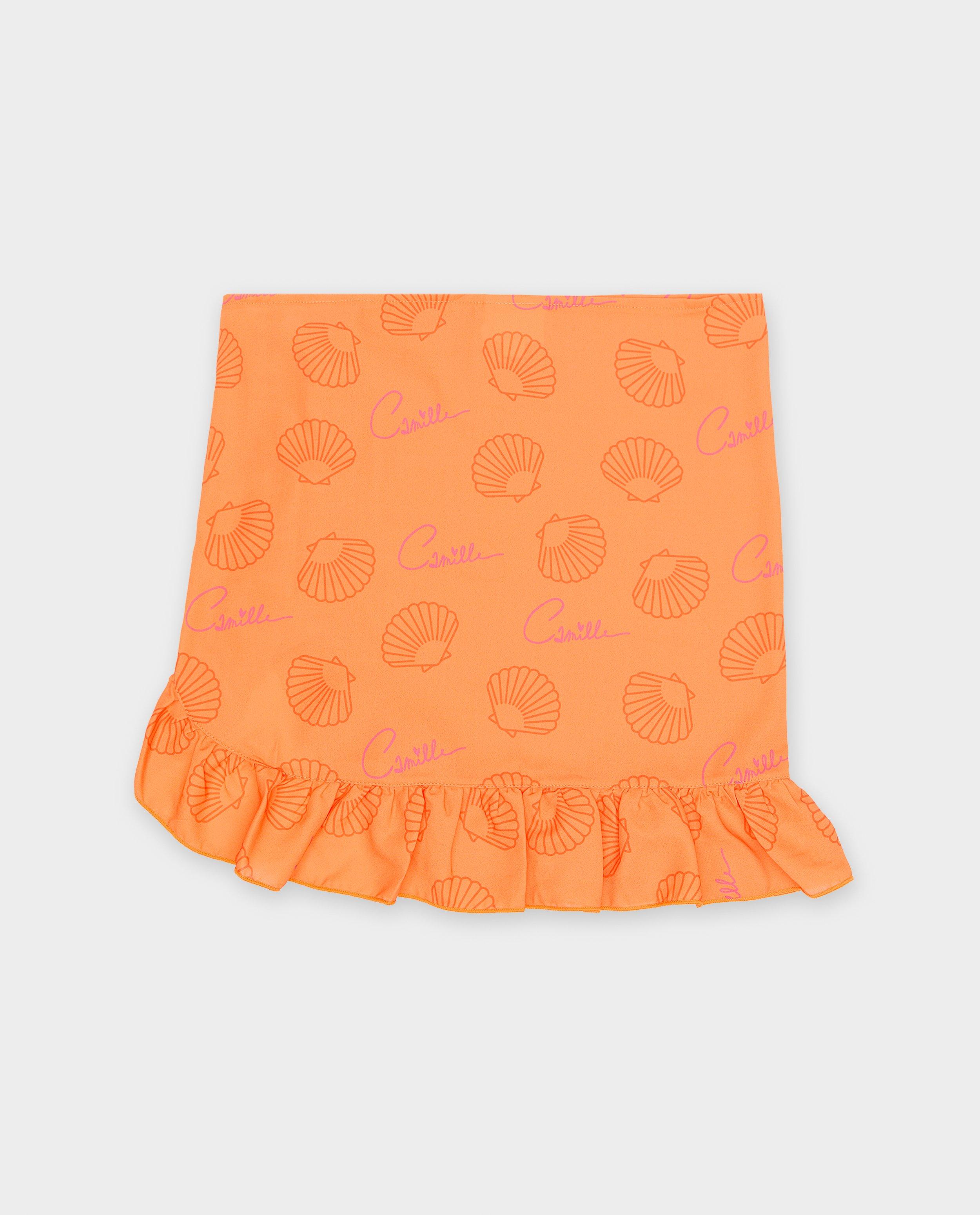 Zwemkleding - Wikkelrok met schelpenprint, 6-14 jaar