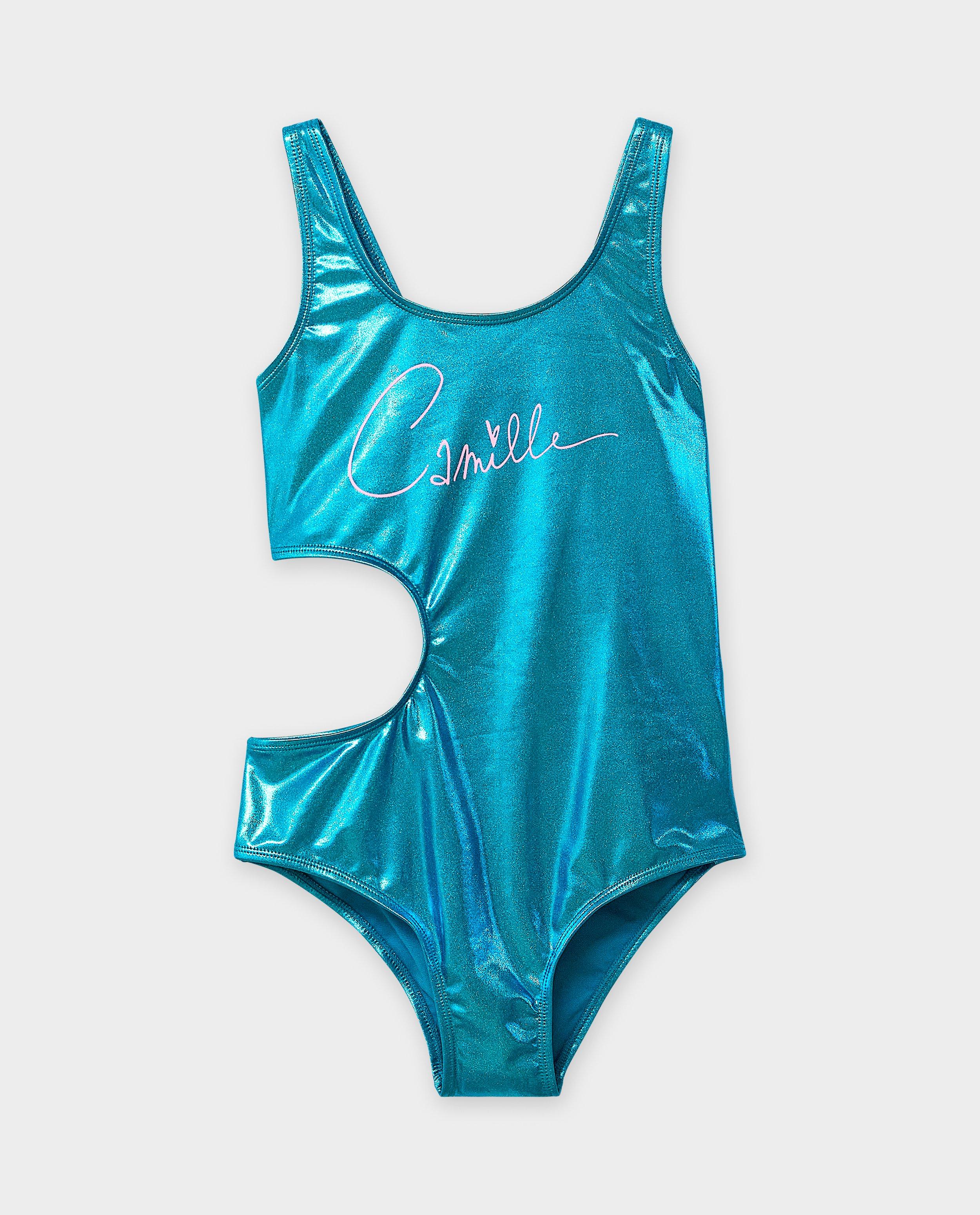Zwemkleding - Metallic badpak, 6-14 jaar