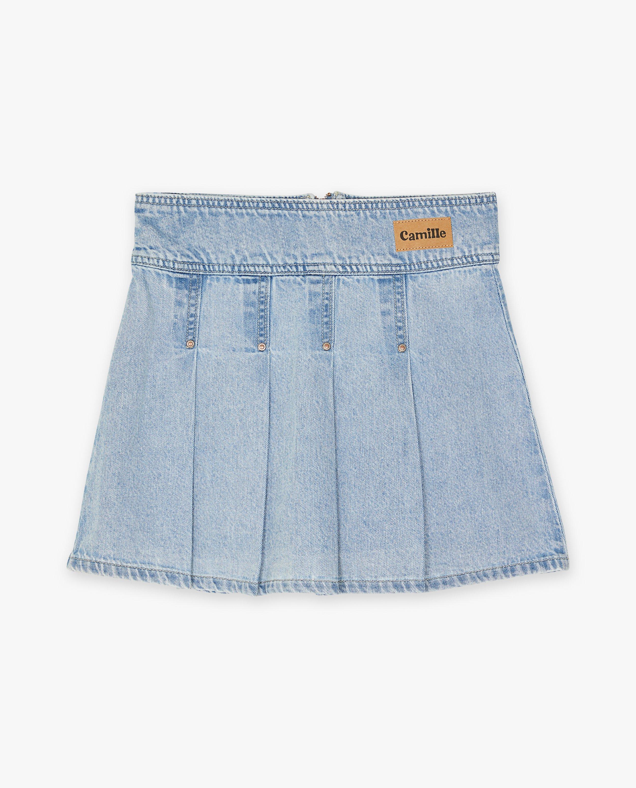 Rokken - Plooirok van jeans, 6-14 jaar
