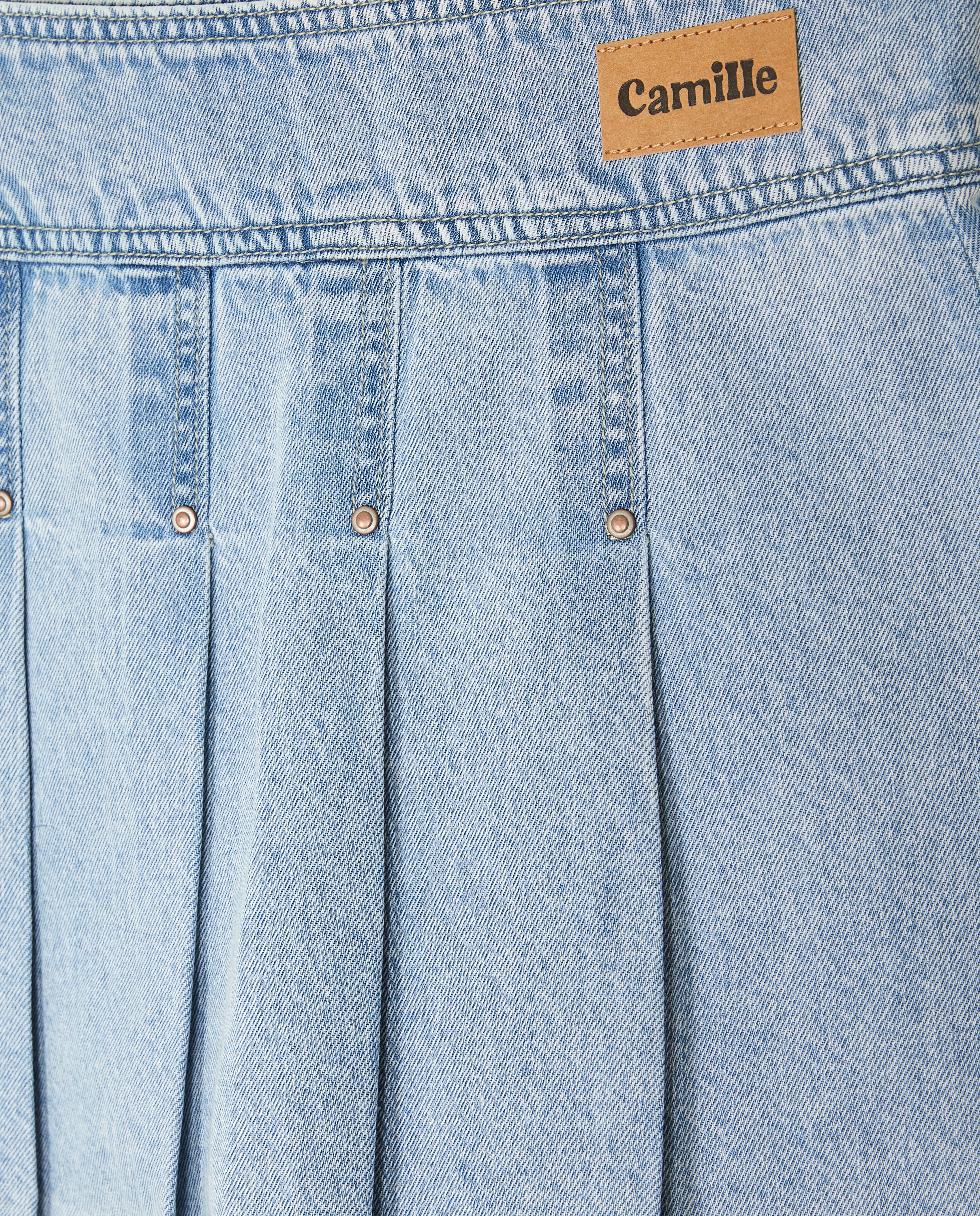 Rokken - Plooirok van jeans, 6-14 jaar
