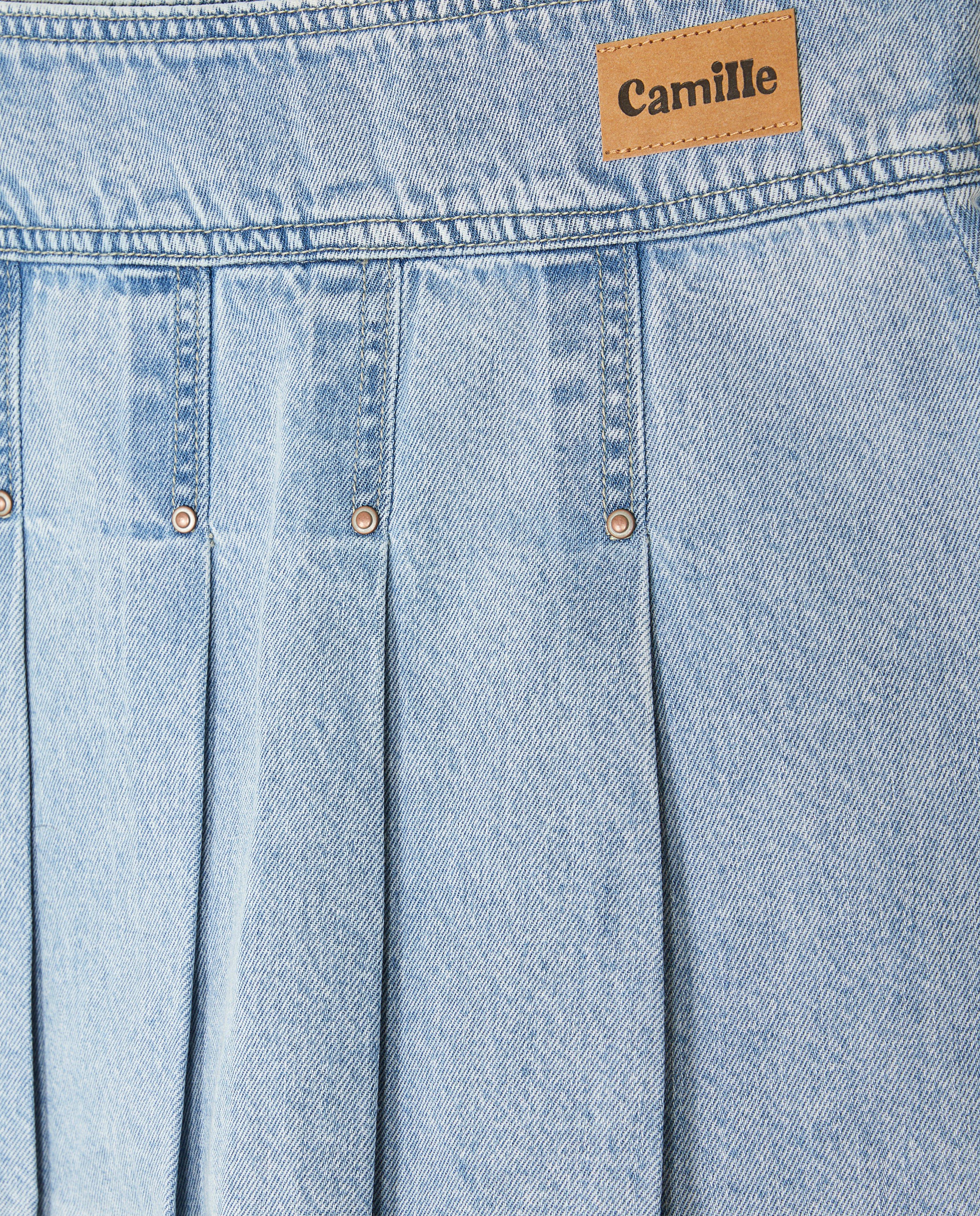 Rokken - Plooirok van jeans, 6-14 jaar