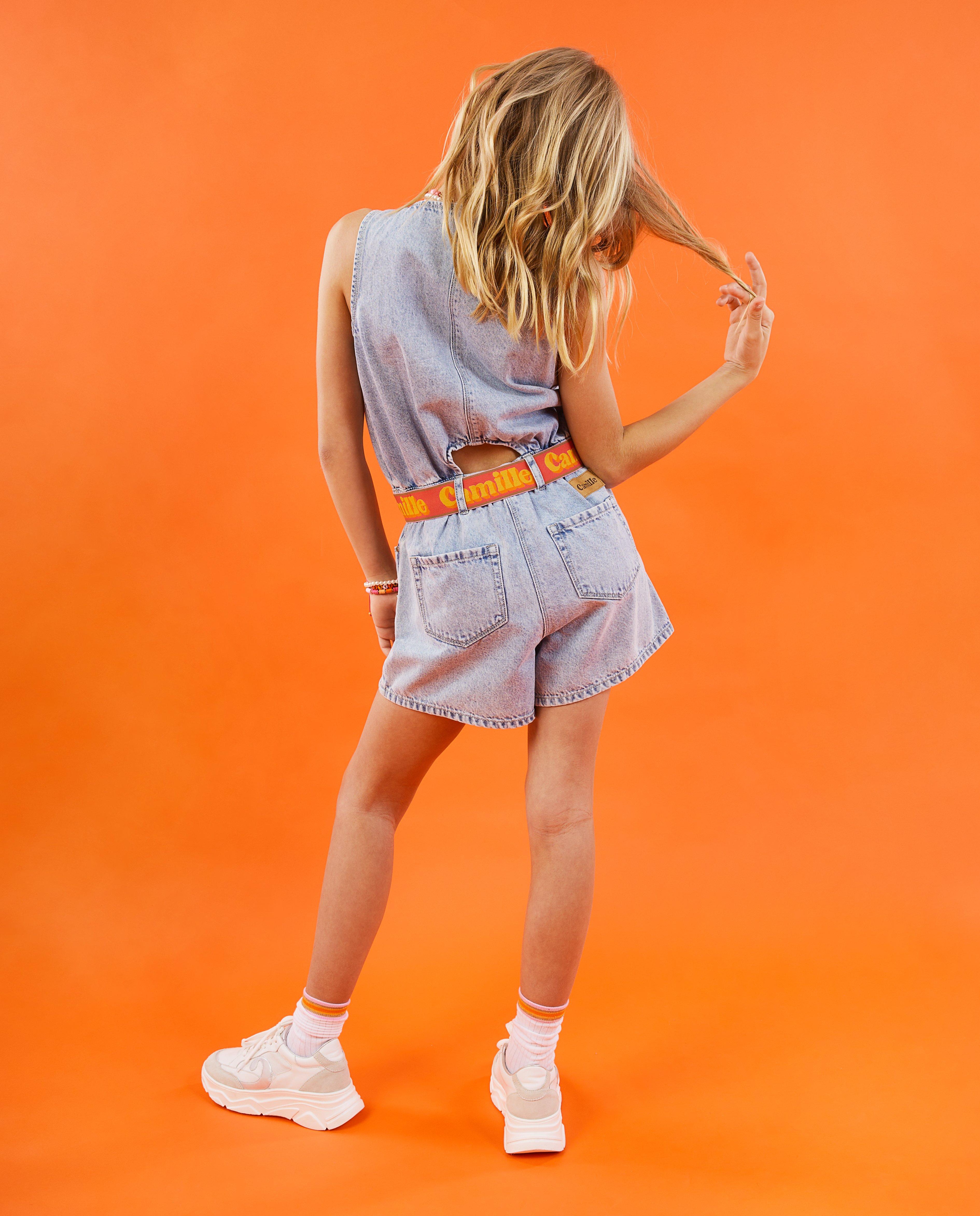 Jumpsuit - Jumpsuit met riem, 6-14 jaar