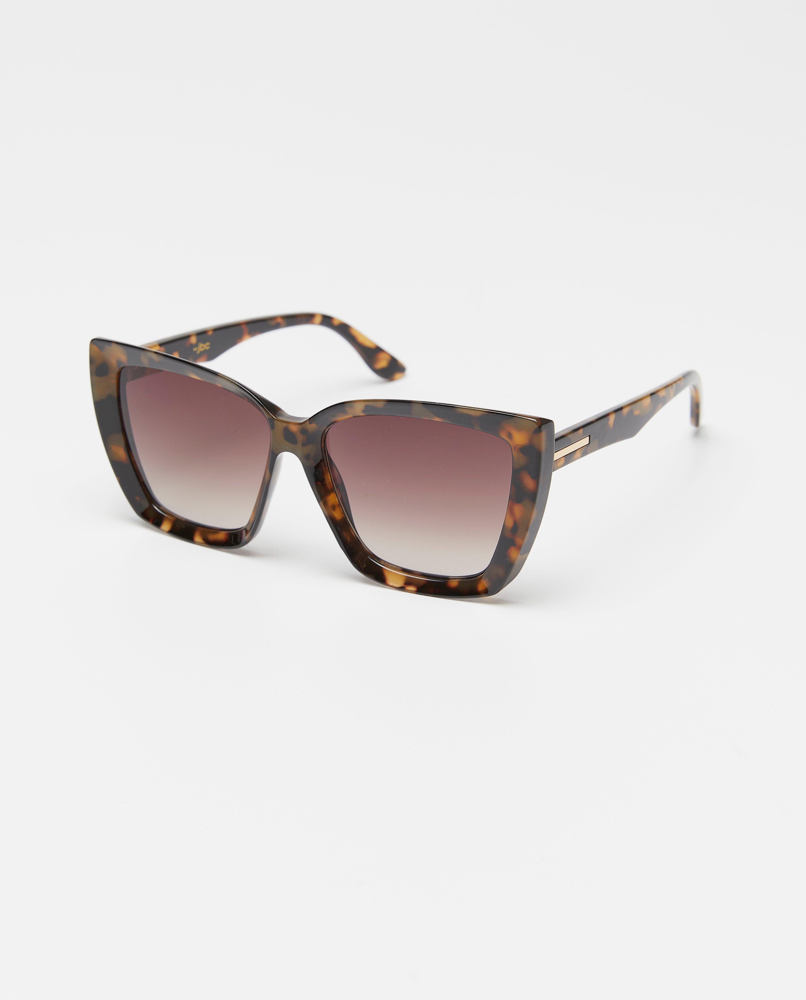 Lunettes de soleil &agrave; imprim&eacute; l&eacute;opard, femmes - D&eacute;tails du produit - brun - image num&eacute;ro 1